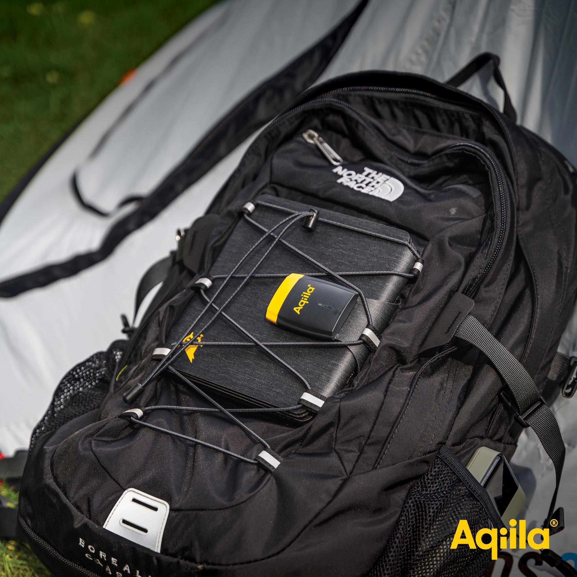 AQIILA Solarpanel Sunbird P21, 21 W, USB-C, schwarz