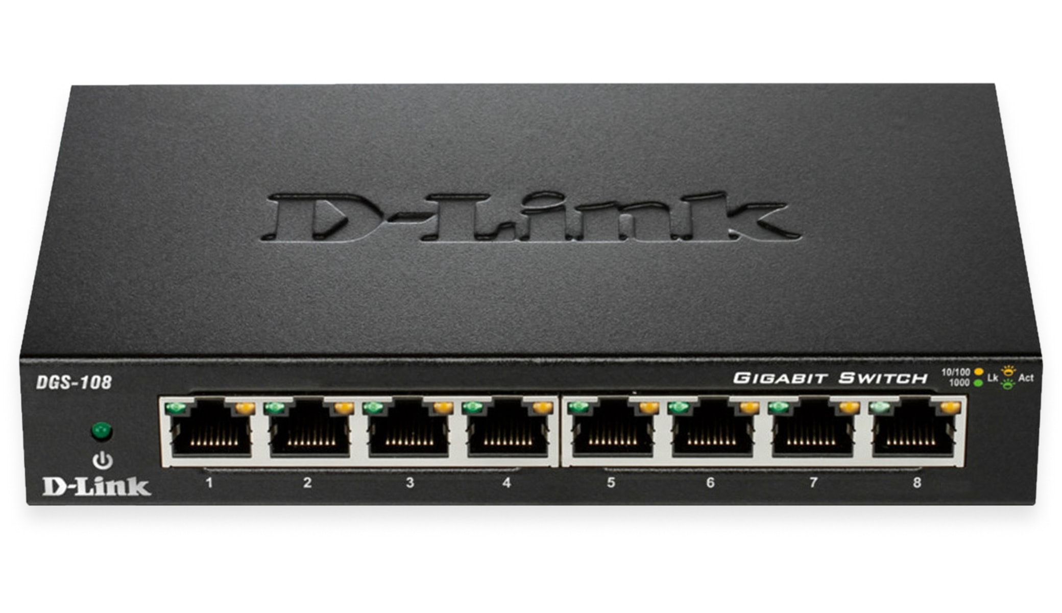 D-LINK Switch DGS-108, 8-port, Gigabit D-LINK Switch DGS-108, 8-port, Gigabit