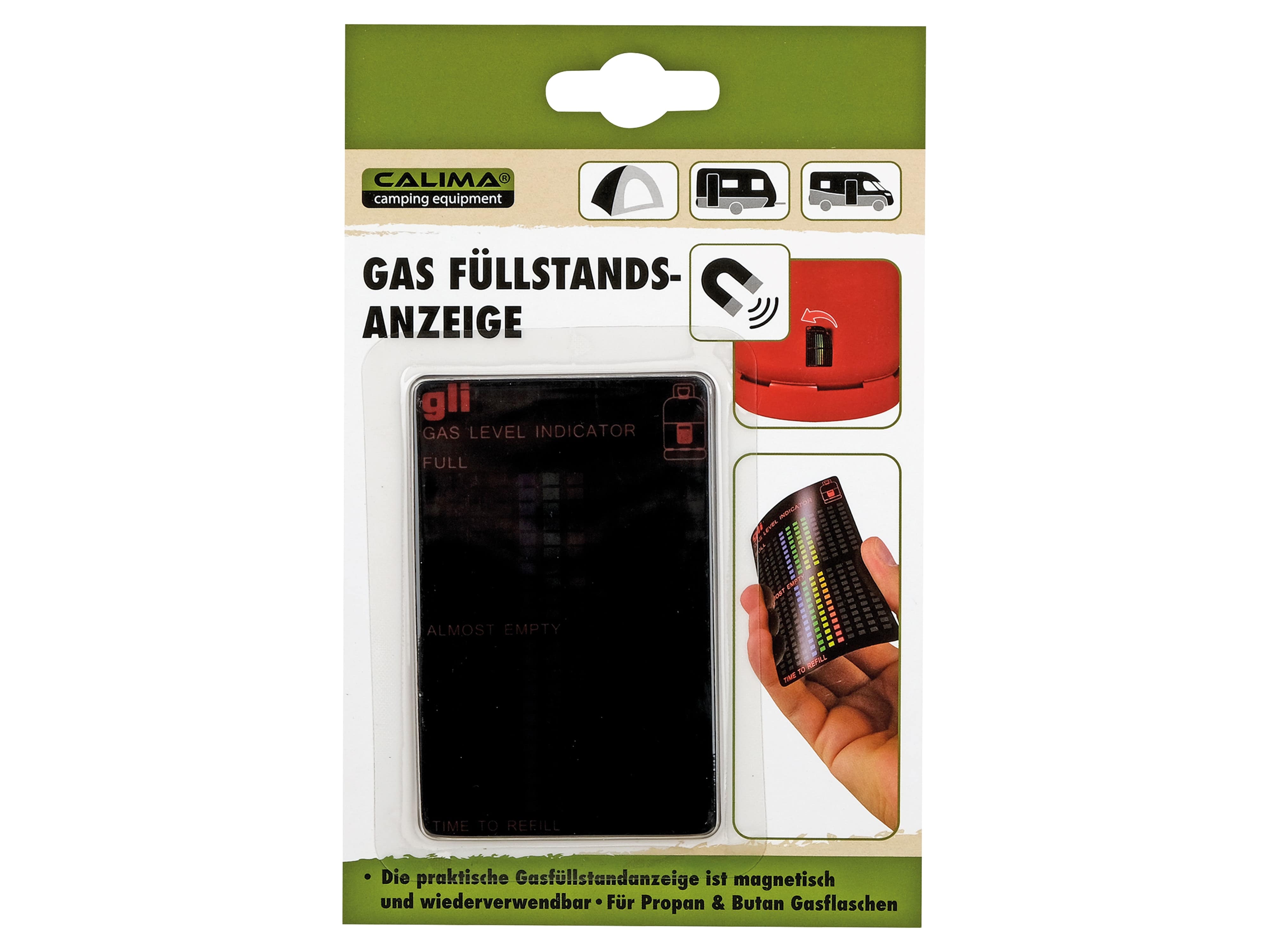 CALIMA CAMPING EQUIPMENT Gas Füllstandsanzeige 46065 CALIMA CAMPING EQUIPMENT Gas Füllstandsanzeige 46065