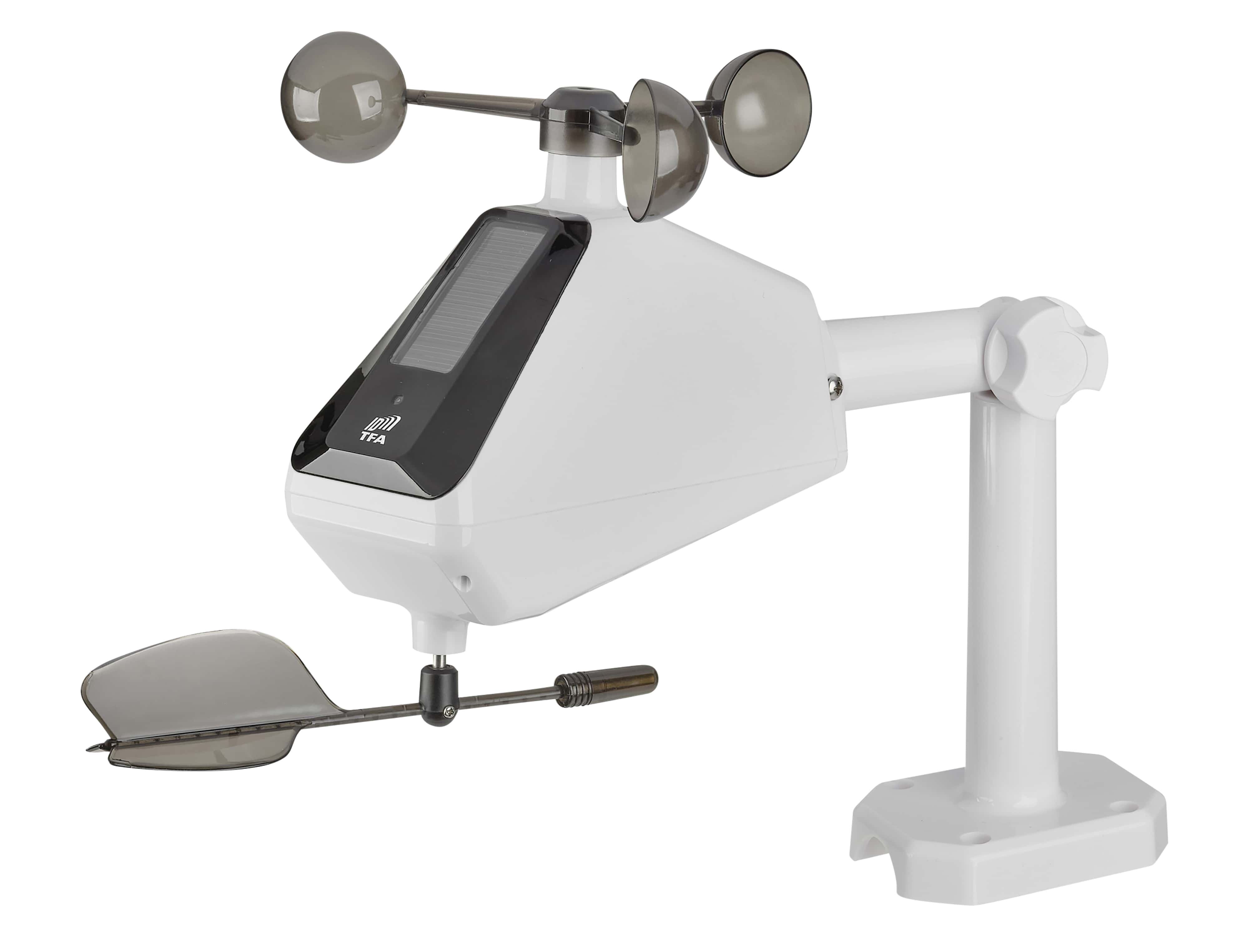 TFA Funk-Windsensor TFA.me ID-A2, 100 m Reichweite, Solar, Windgeschwindigkeit & -richtung, kompatibel mit TFA.me Wetterstationen