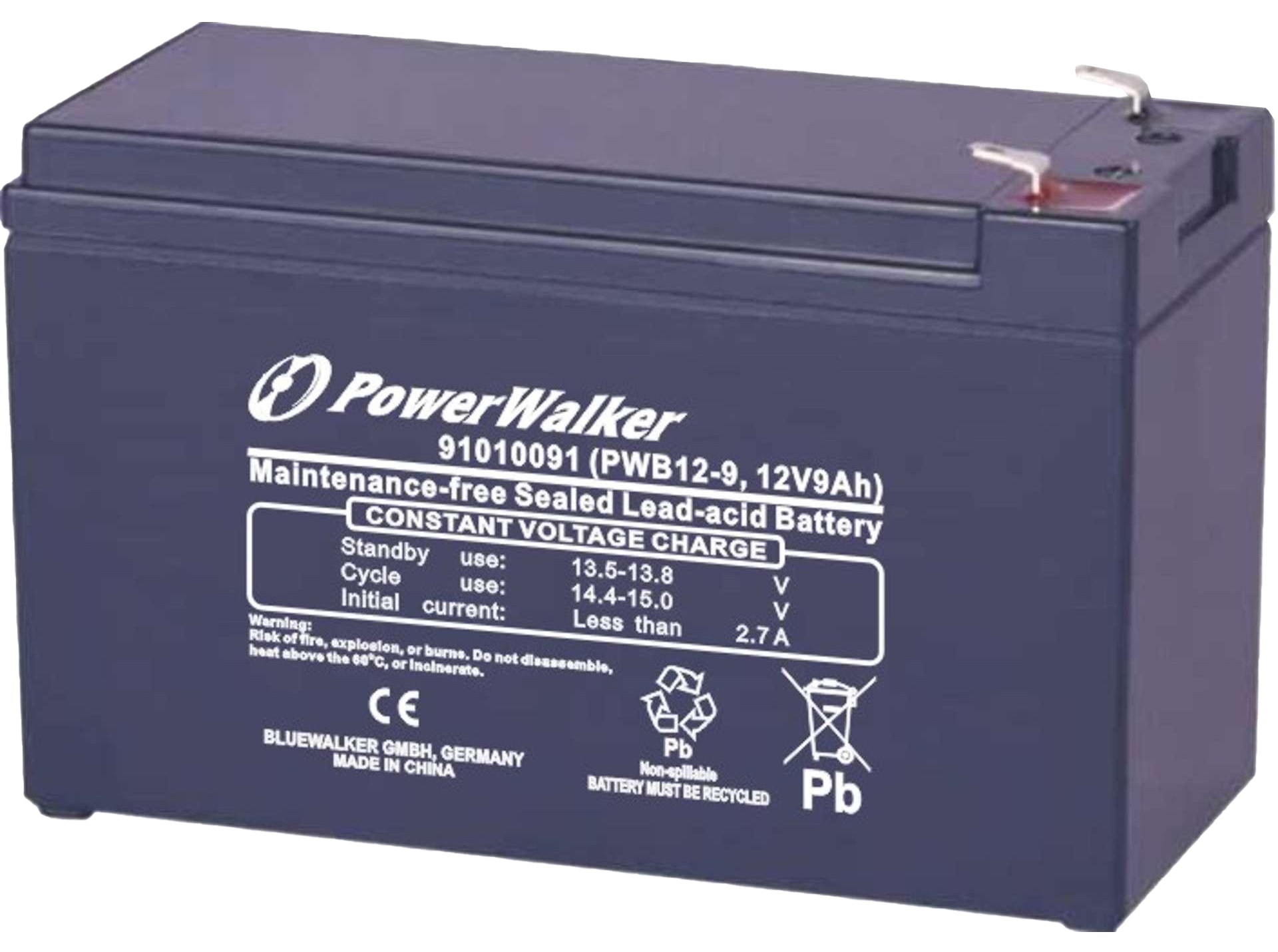POWERWALKER USV Batterie PWB12-9  Bluewalker