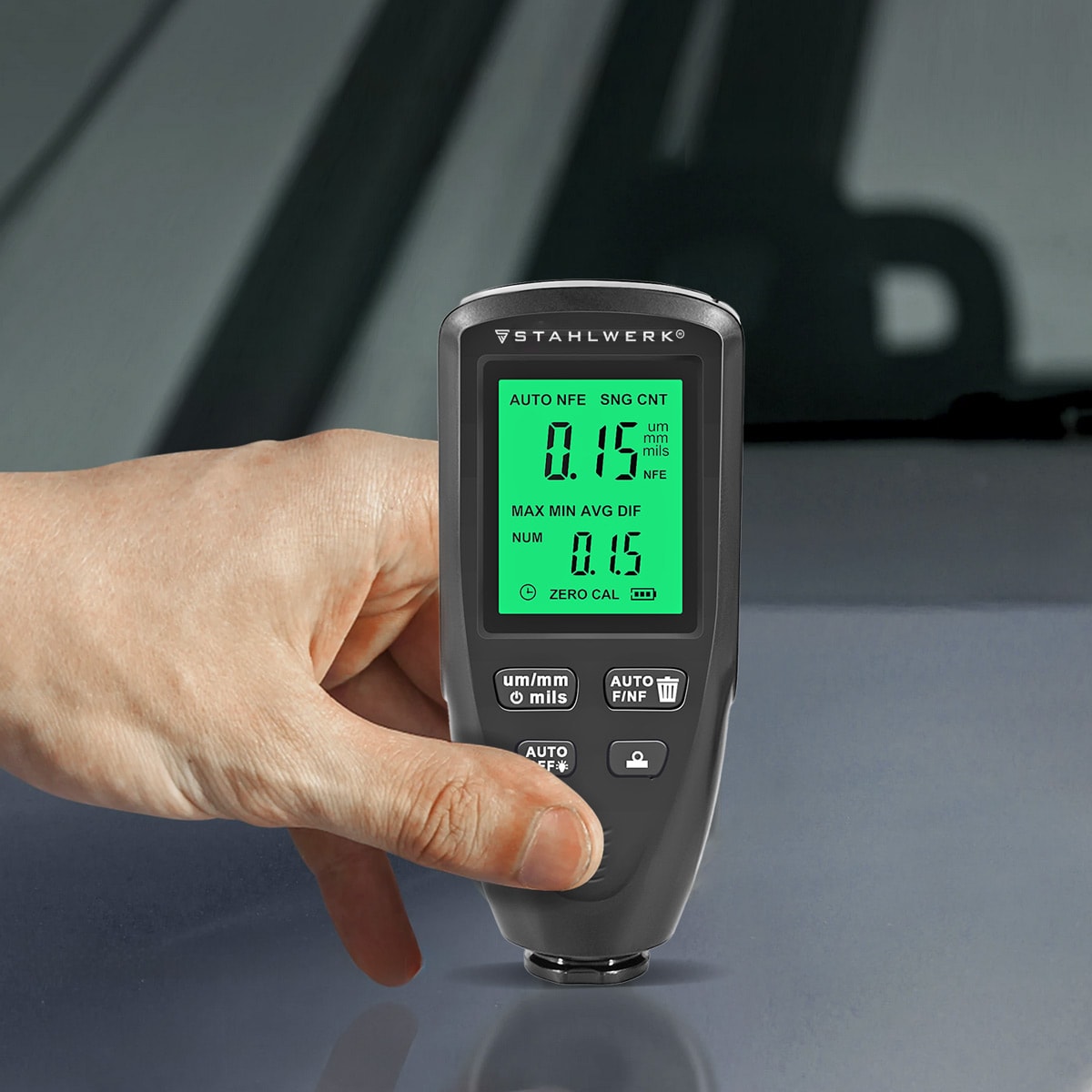 STAHLWERK Schichtdickenmesser, 0-2000 µm