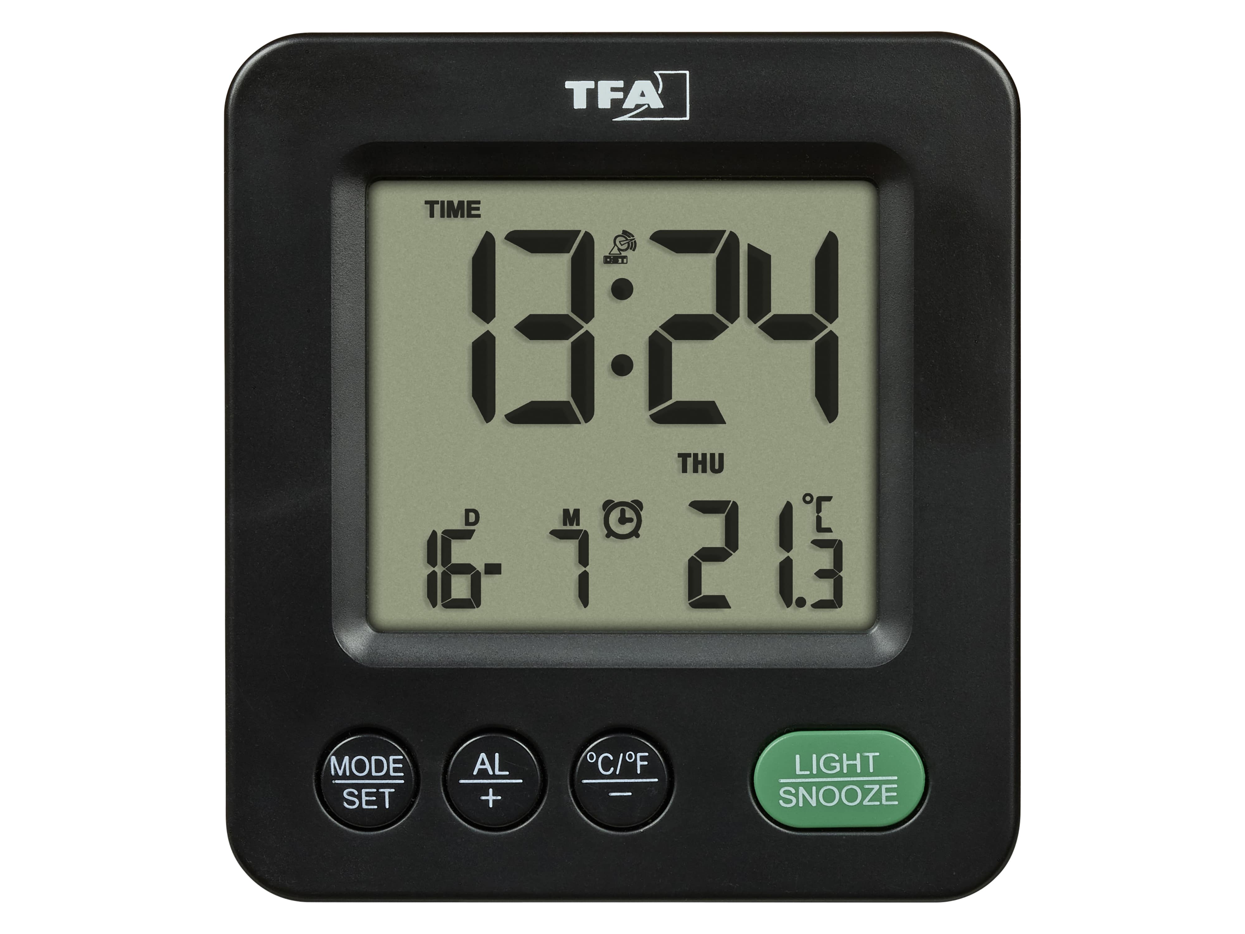 TFA Digitaler Funkwecker NOX 60.2567.01, schwarz TFA Digitaler Funkwecker NOX 60.2567.01, schwarz