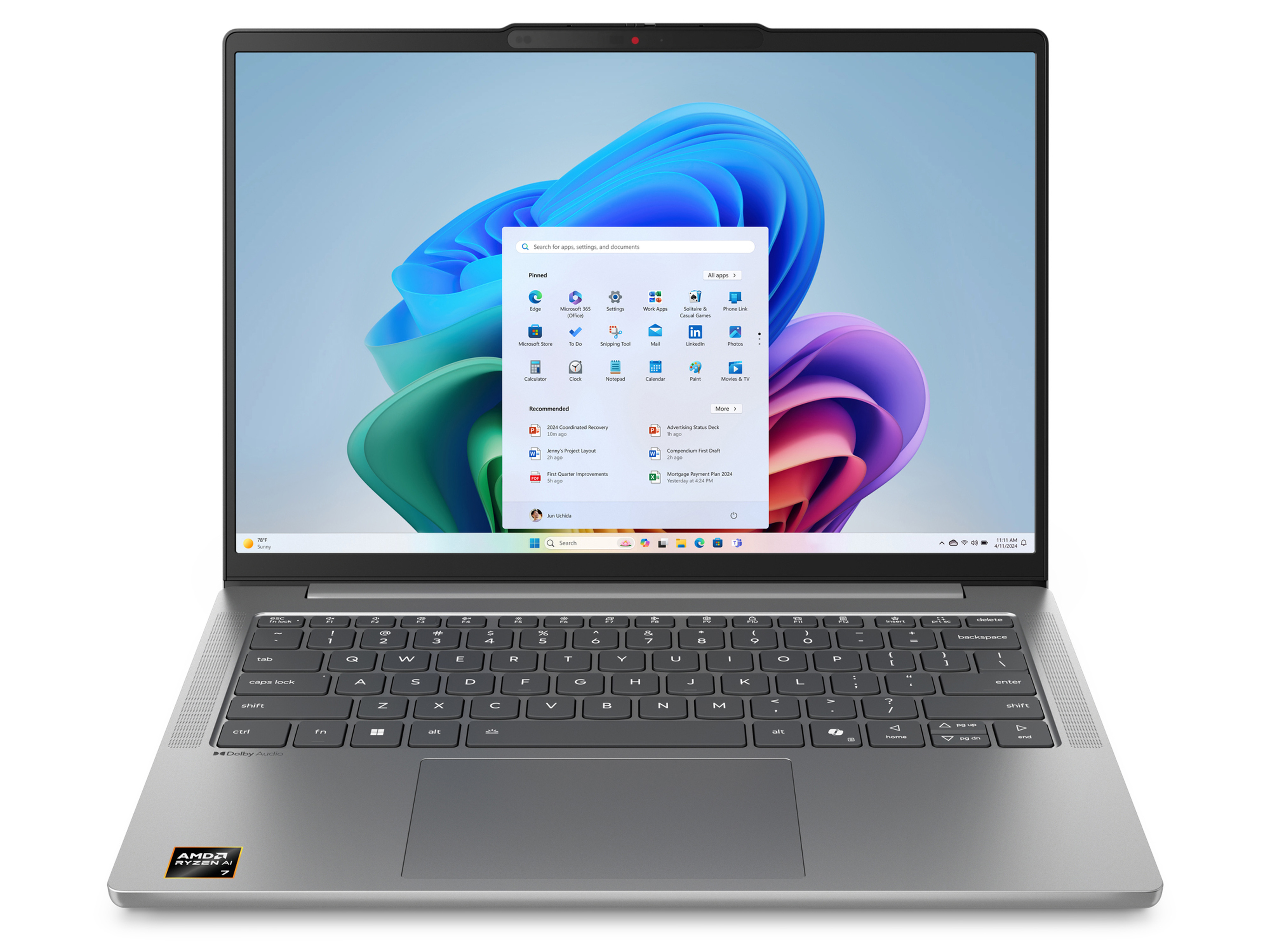 LENOVO Notebook IdeaPad Slim 5 14 83HV000HGE, 35,6cm (14"), WUXGA, AMD Ryzen™ 5 8645HS, 16GB DDR5, 512 GB SSD, Windows 11 Home