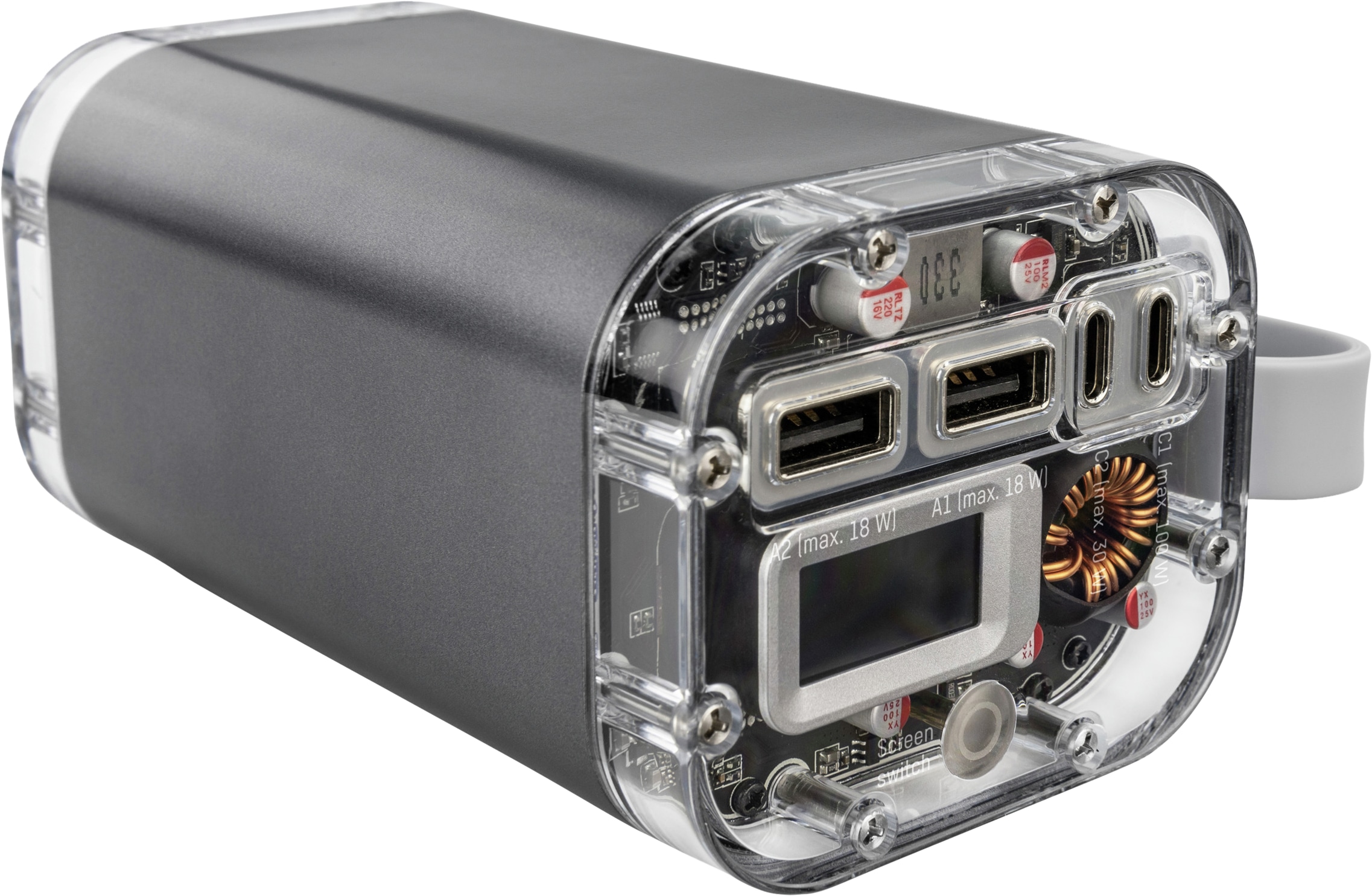 ANSMANN Powerbank PB4100, 40.000 mAh, 2x USB-A, 2x USB-C