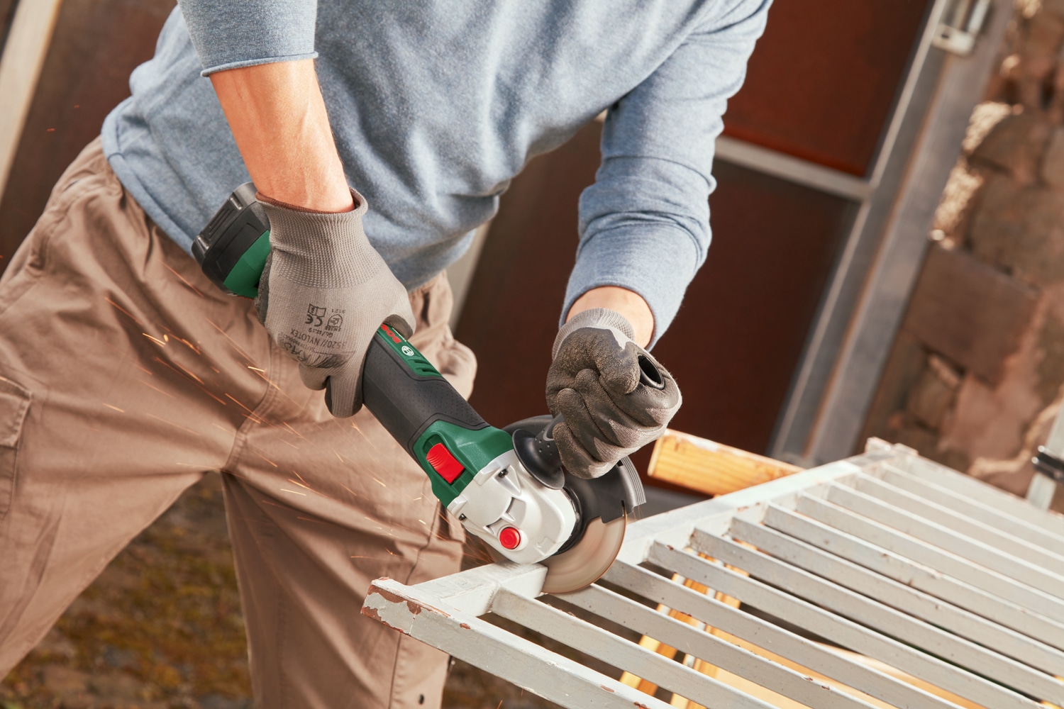 BOSCH Akku-Winkelschleifer UniversalGrind 18V-75, 06033E5001, Solo BOSCH Akku-Winkelschleifer UniversalGrind 18V-75, 06033E5001, Solo