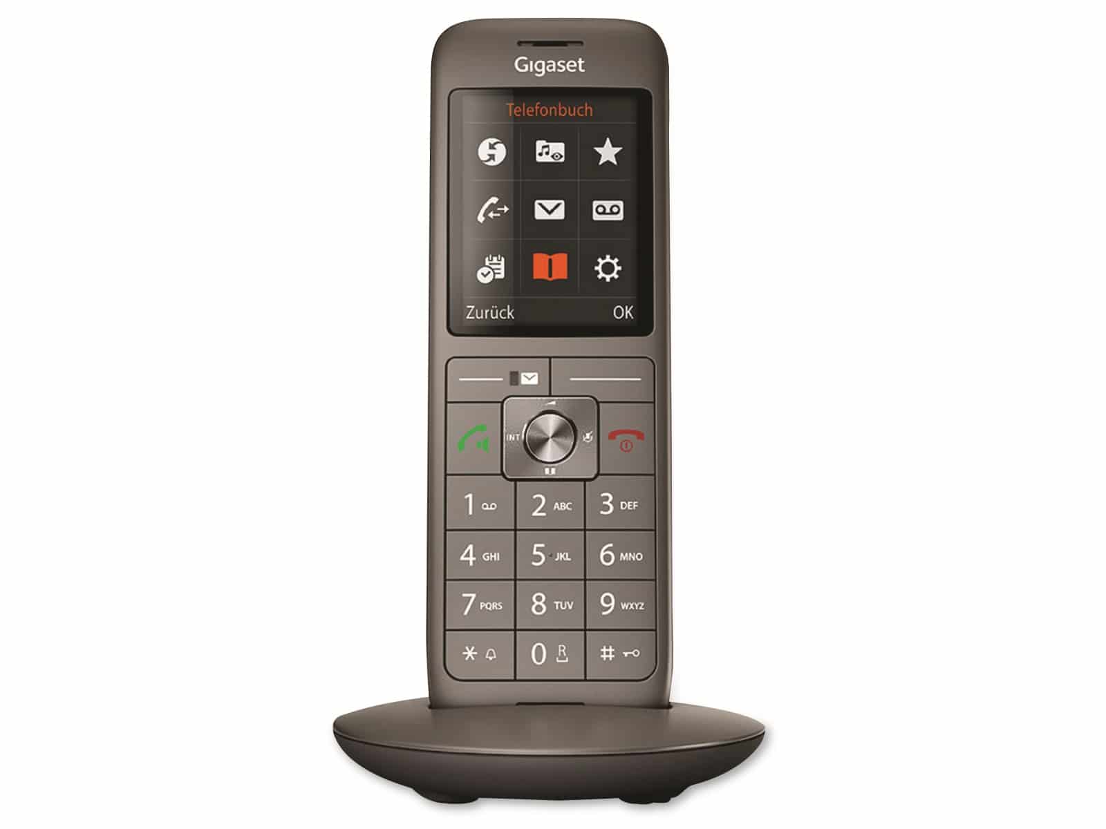 GIGASET Telefon CL660A, mit Anrufbeantworter, anthrazit