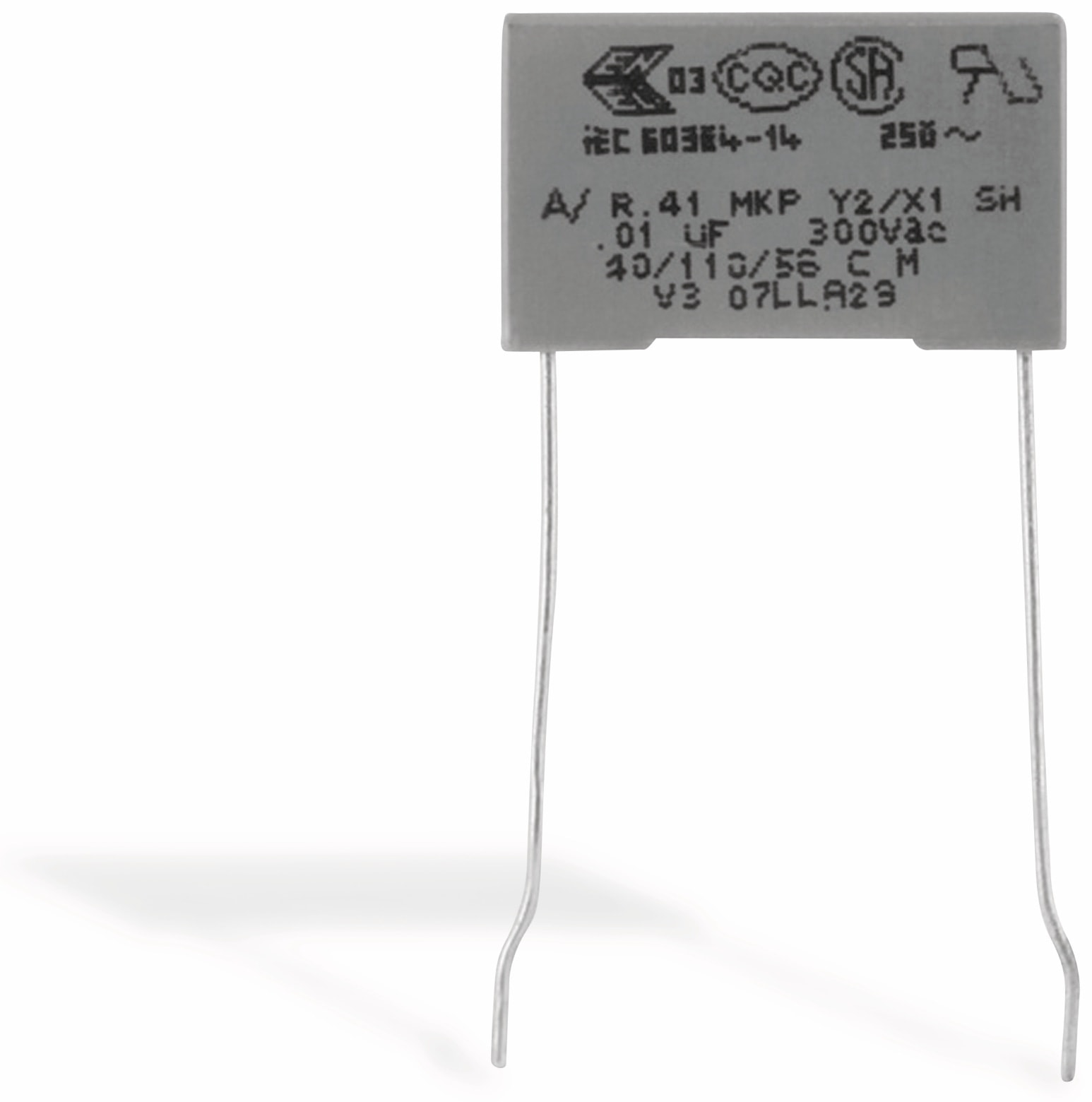 KEMET Entstörkondensator, 3,3nF, 300V KEMET Entstörkondensator, 3,3nF, 300V