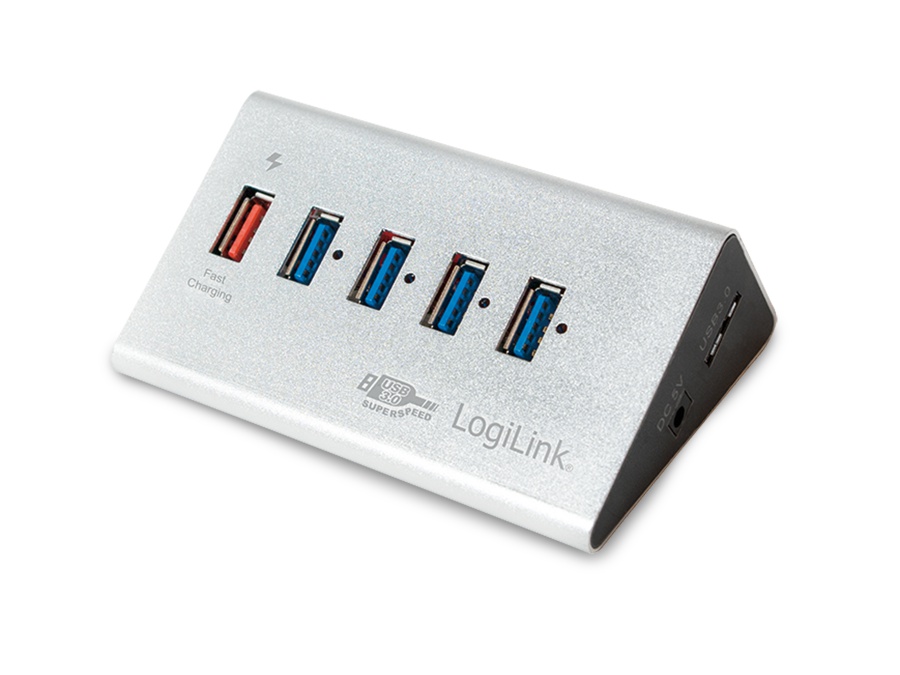 LOGILINK USB 3.0-Hub UA0227, 4-port, aktiv LOGILINK USB 3.0-Hub UA0227, 4-port, aktiv