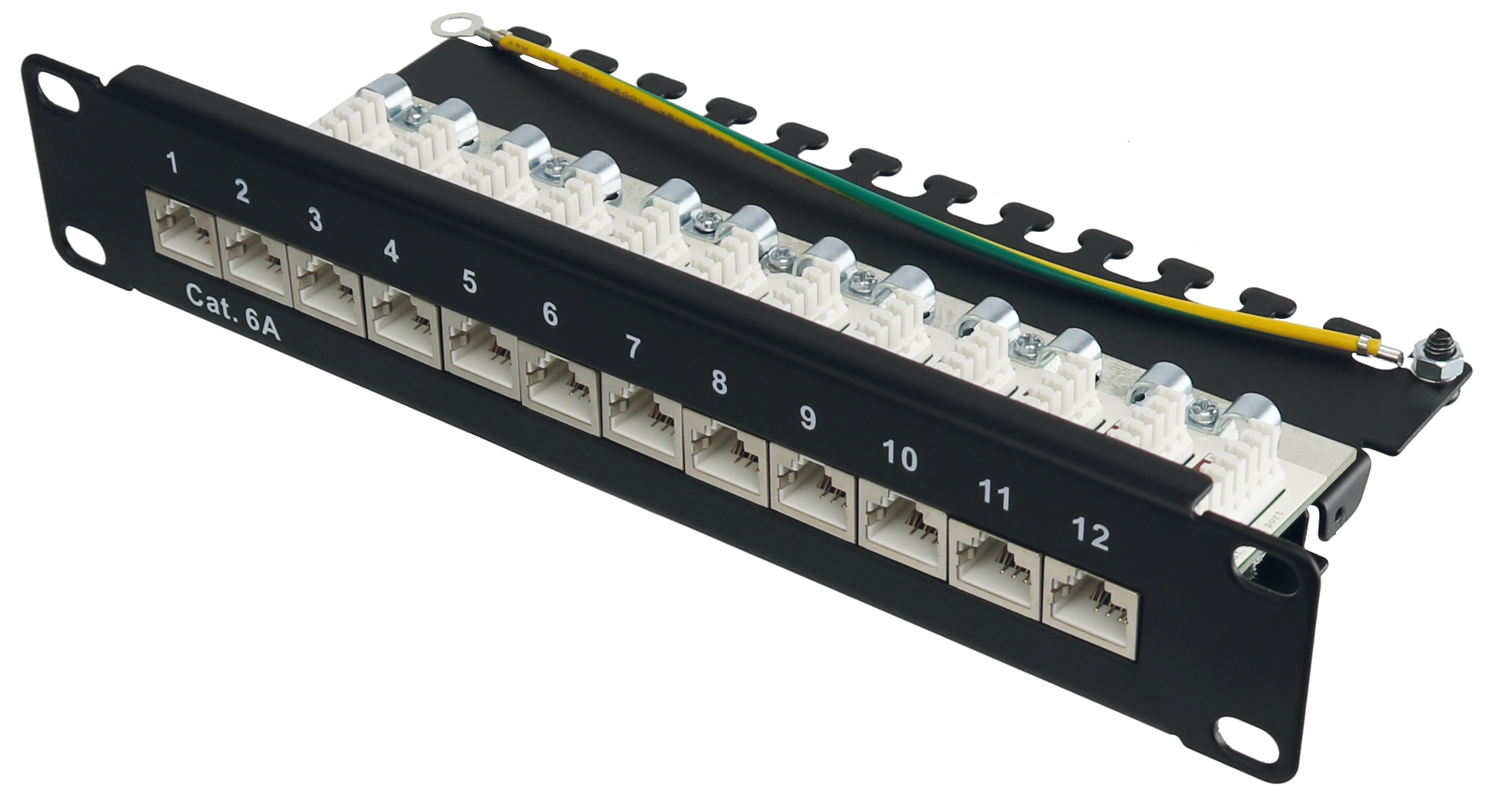 RED4POWER CAT.6a Patchpanel R4-N106S, 12-fach, 10", schwarz RED4POWER CAT.6a Patchpanel R4-N106S, 12-fach, 10", schwarz