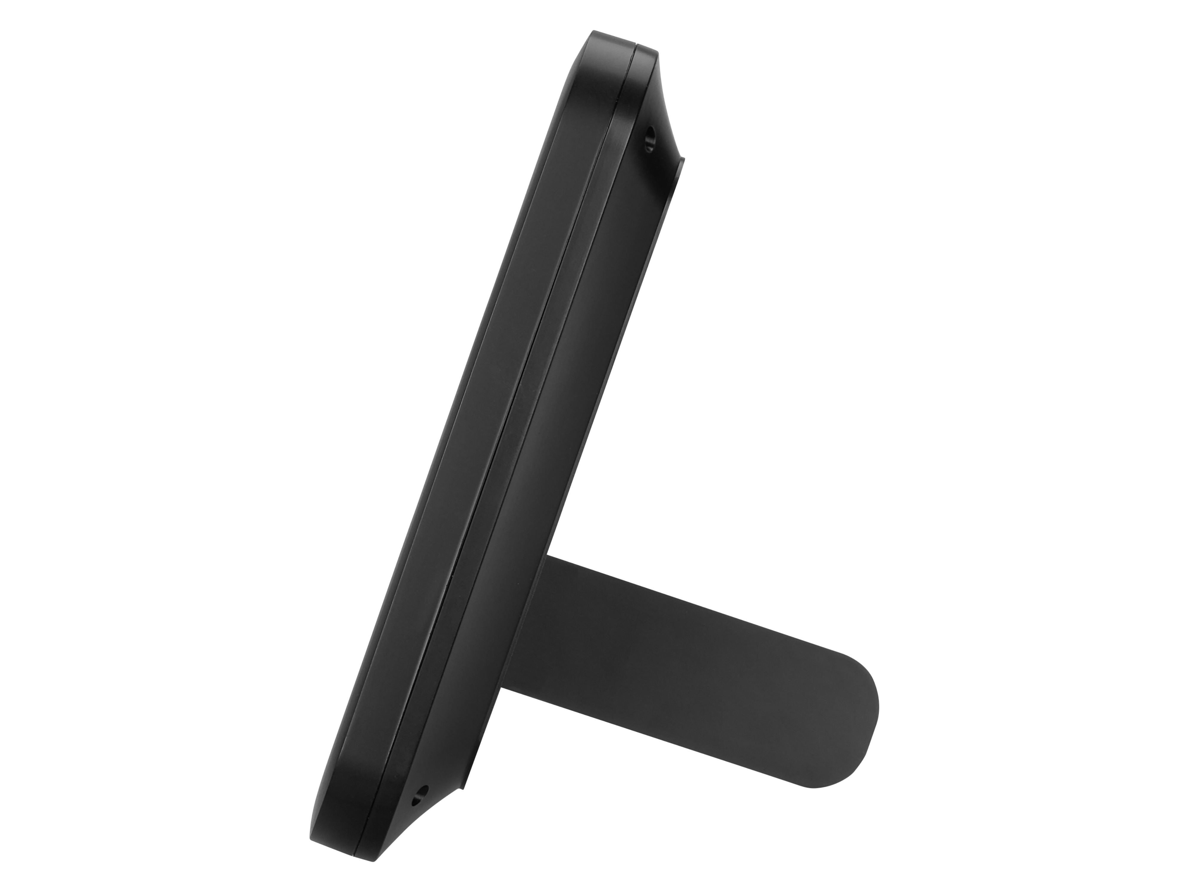 TFA Digitale Funkuhr 60.4525.01, mit Raumklima, schwarz