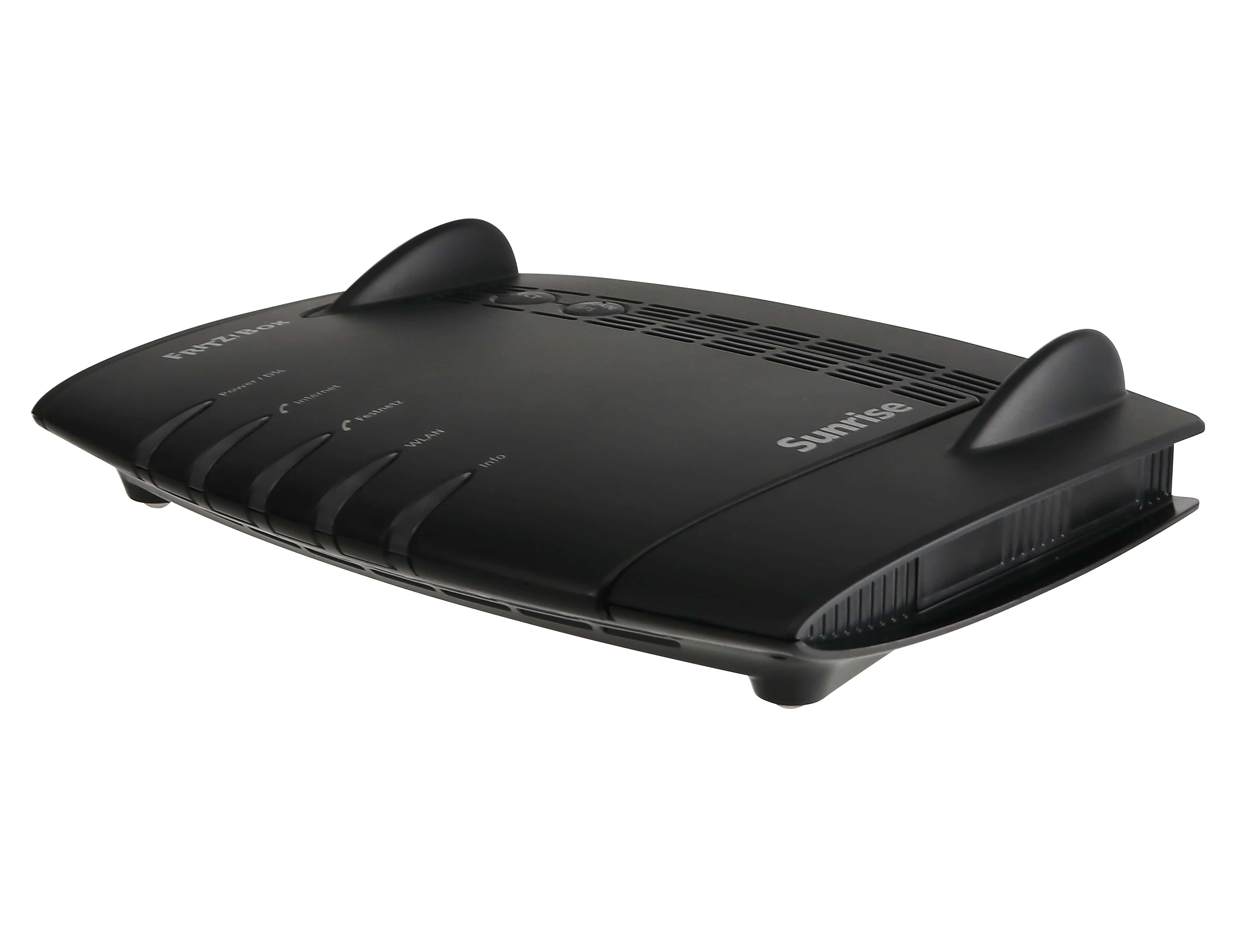 AVM FRITZ!Box Fon WLAN 7490, schwarz, gebraucht