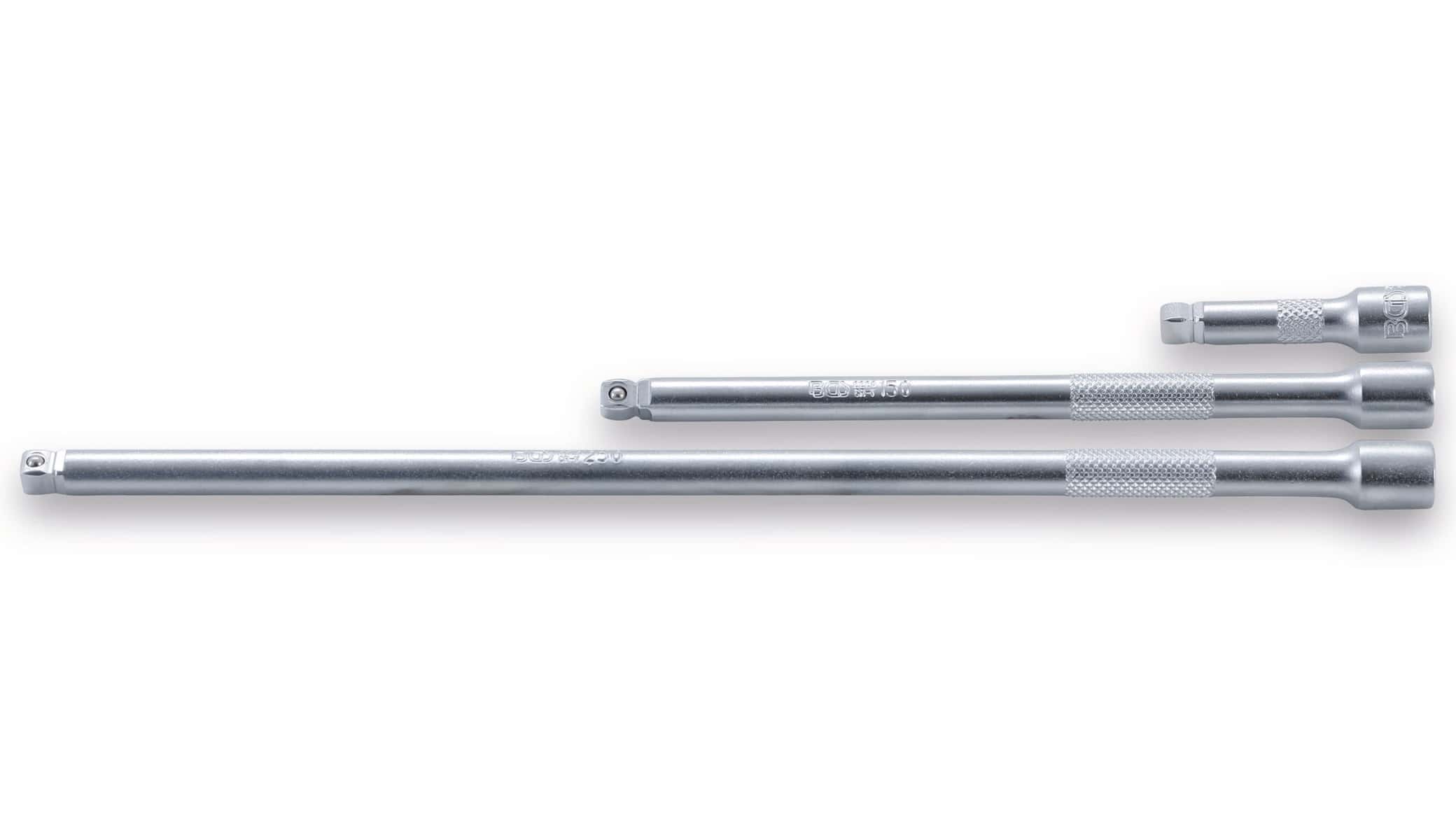 BGS TECHNIC Kippverlängerungs-Satz, 2233, 6,3 mm (1/4"), 50 / 150 / 250 mm, 3-tlg. BGS TECHNIC Kippverlängerungs-Satz, 2233, 6,3 mm (1/4"), 50 / 150 / 250 mm, 3-tlg.