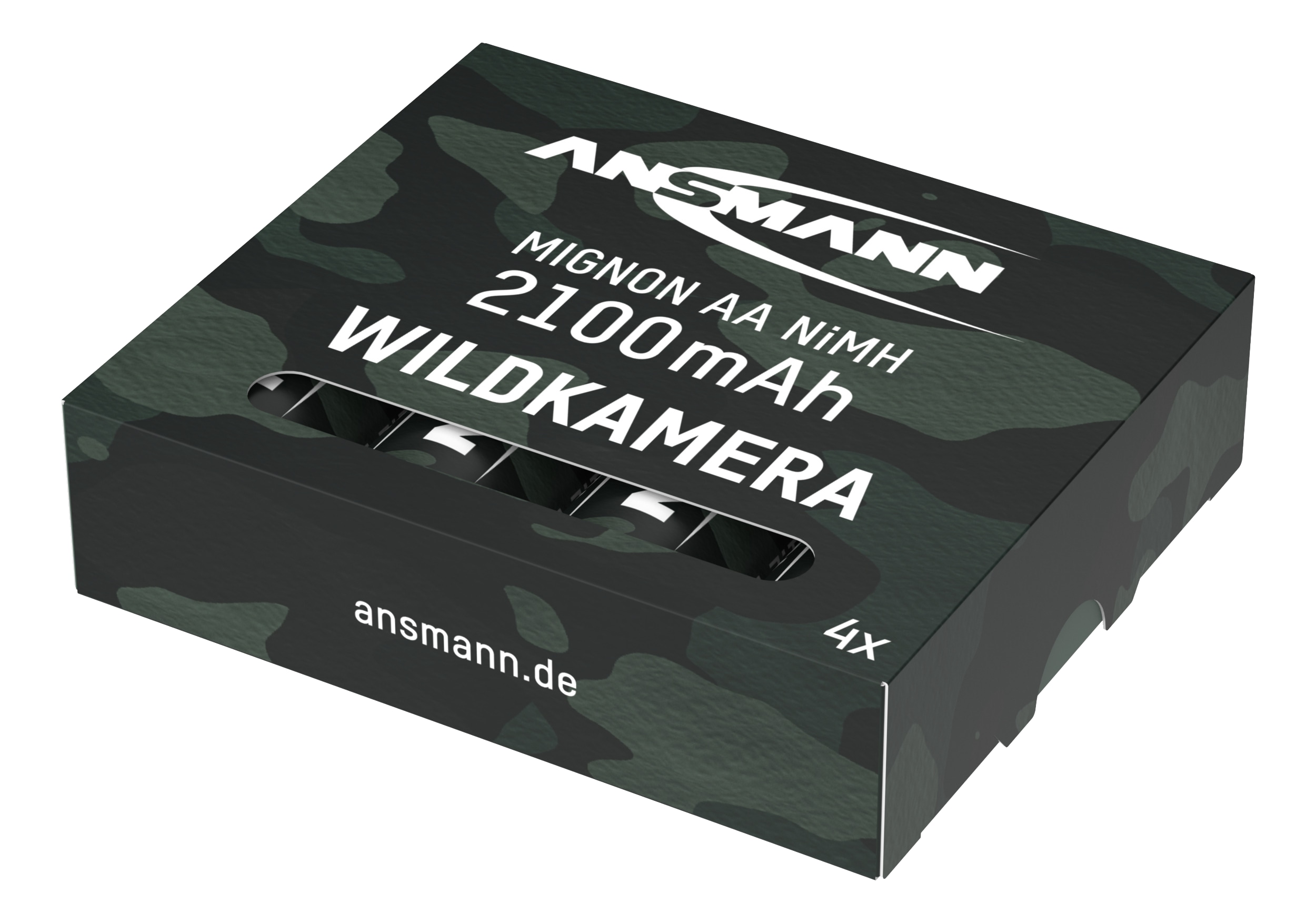 ANSMANN Akku Mignon AA Typ 2100, für Wildkamera, 4 Stück ANSMANN Akku Mignon AA Typ 2100, für Wildkamera, 4 Stück
