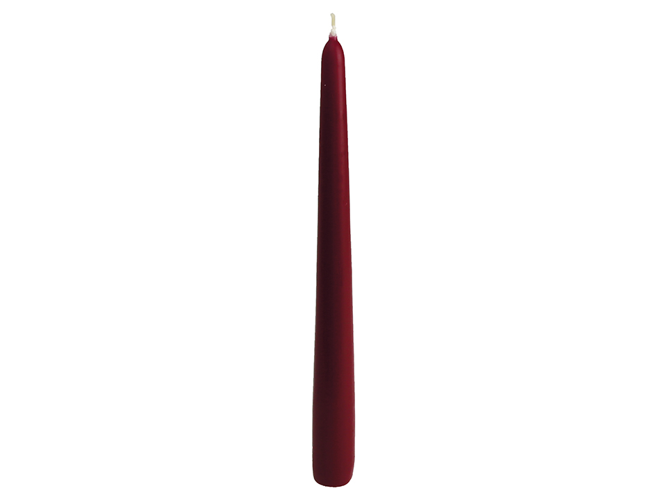 WIEDEMANN Tafelkerzen, altrot, 250/25mm, 50 Stück