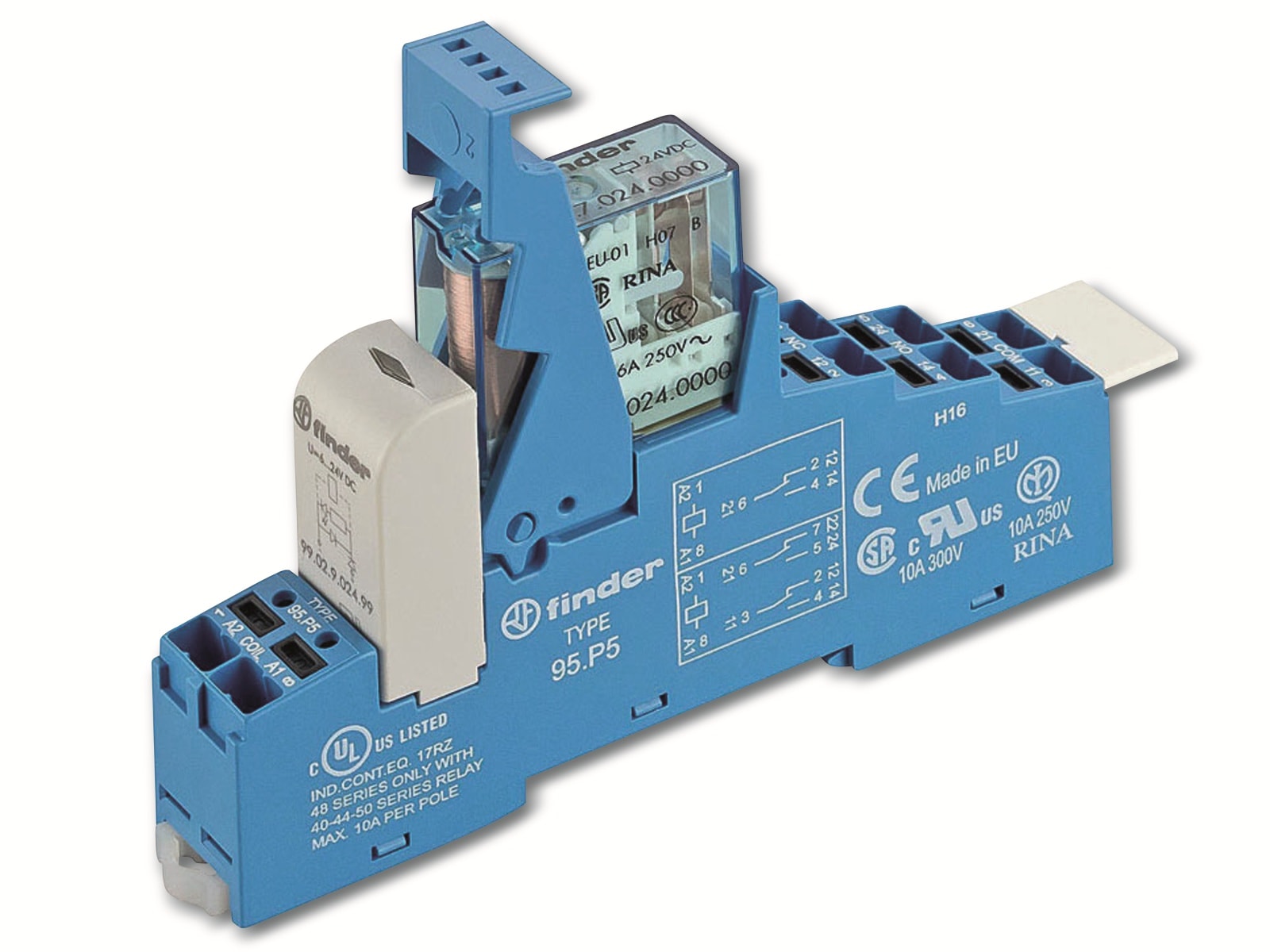 FINDER Koppelrelais 48.P5.9.024.0050 FINDER Koppelrelais 48.P5.9.024.0050