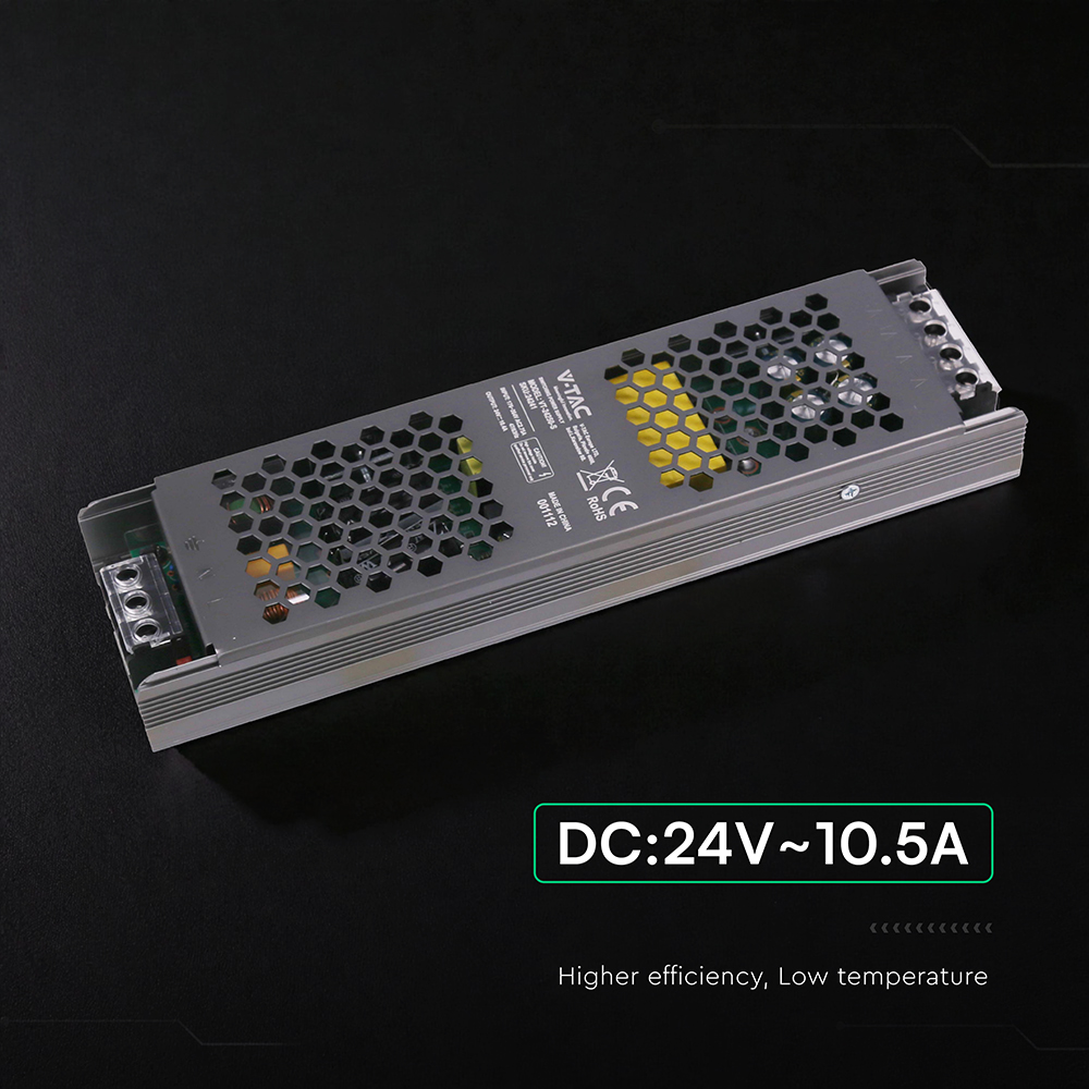 V-TAC Schaltnetzteil, VT-24241, 24V/10,5A, 250W, IP20 V-TAC Schaltnetzteil, VT-24241, 24V/10,5A, 250W, IP20