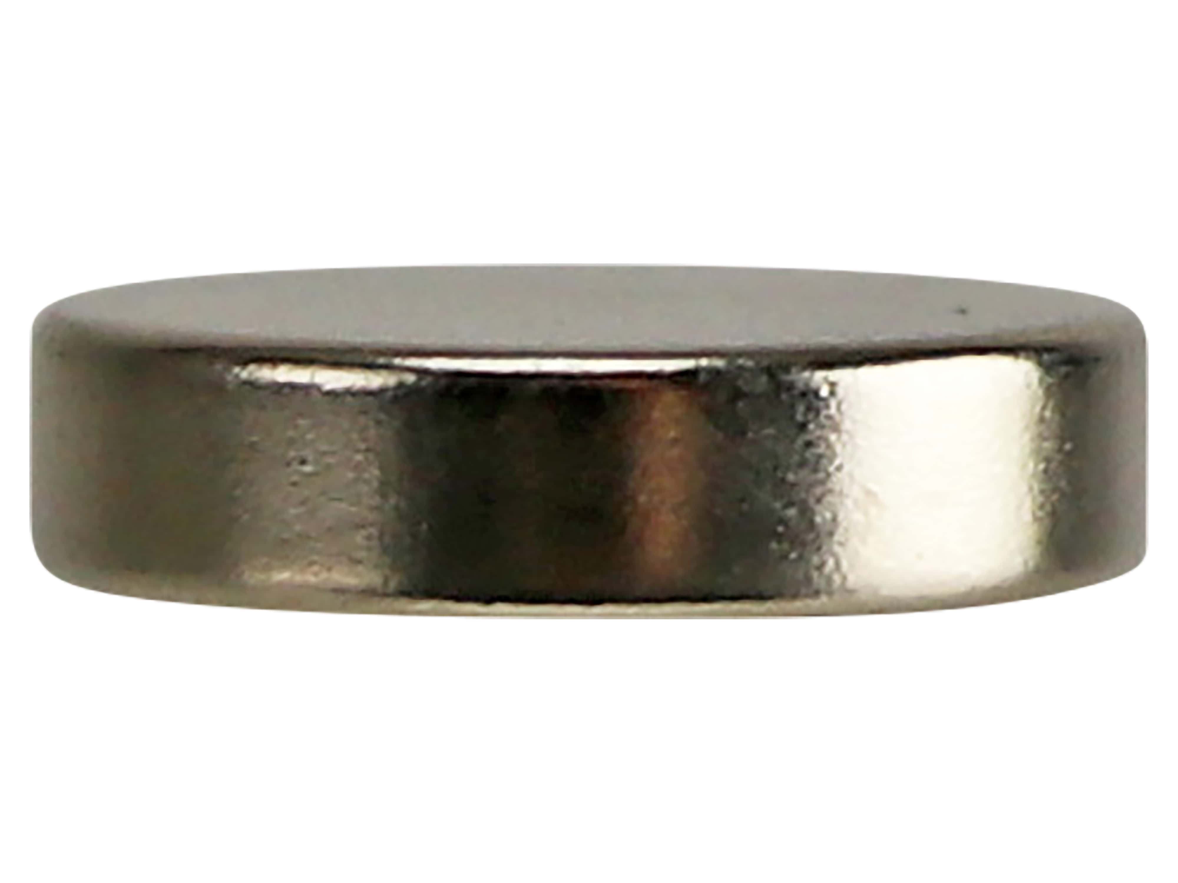 Neodym-Scheibenmagnete N45, 12x3 mm, 4 Stück