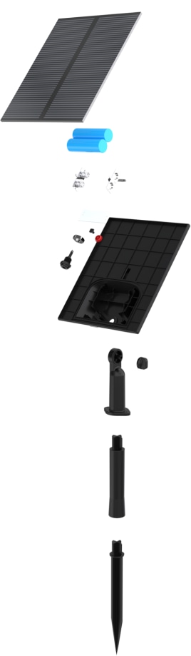 ENOVALITE Solar LED-Gartenstrahler, 4-Stück, 5 W, 90 Lm, 3-Lichtmodi ENOVALITE Solar LED-Gartenstrahler, 4-Stück, 5 W, 90 Lm, 3-Lichtmodi