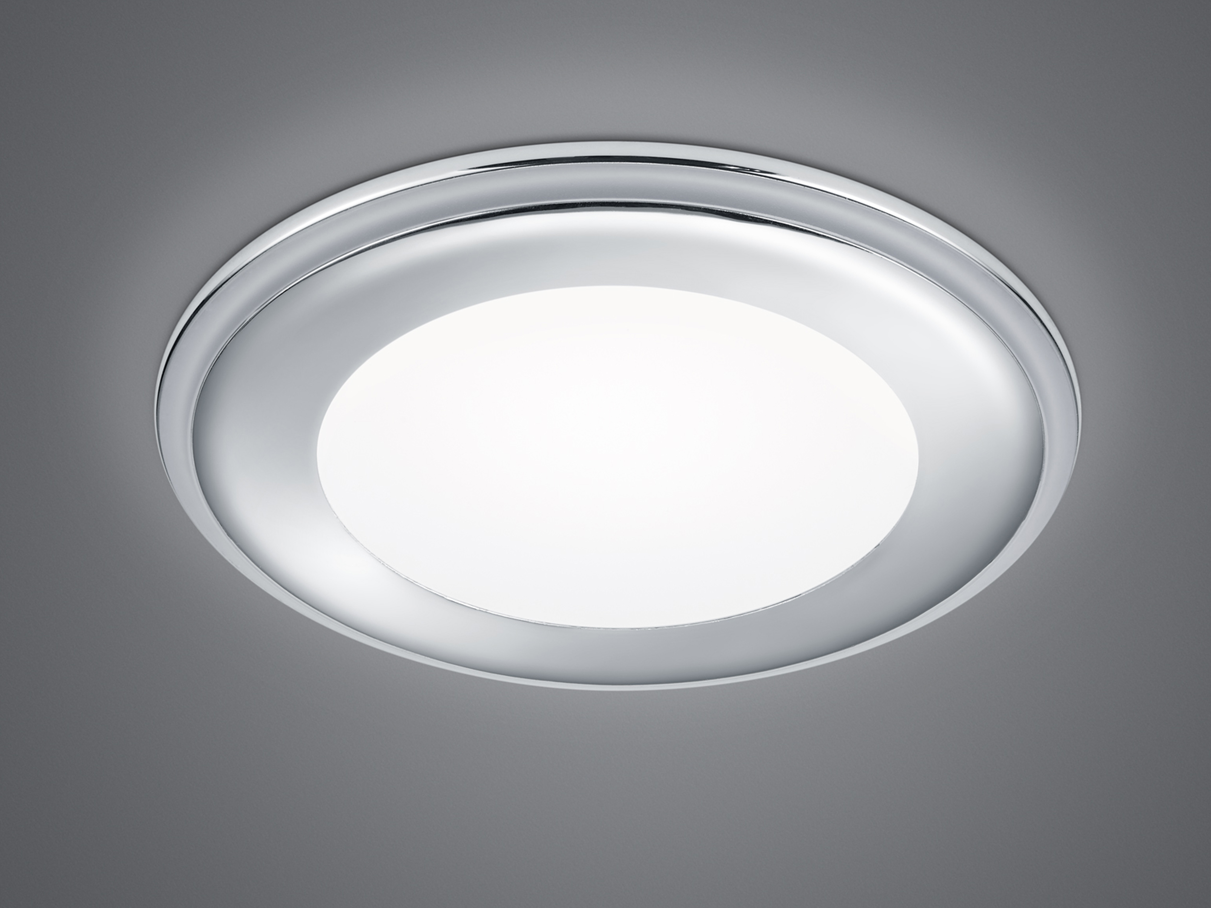 TRIO LED-Einbauleuchte Aura 652410106 chrom, 10 W, 1040 lm, 3000 K TRIO LED-Einbauleuchte Aura 652410106 chrom, 10 W, 1040 lm, 3000 K