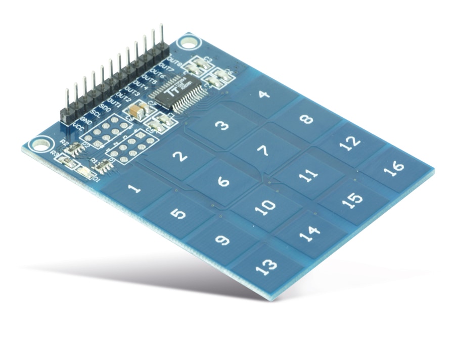 DAYCOM Tastaturmodul M-TM-TTP229, 16 Tasten DAYCOM Tastaturmodul M-TM-TTP229, 16 Tasten