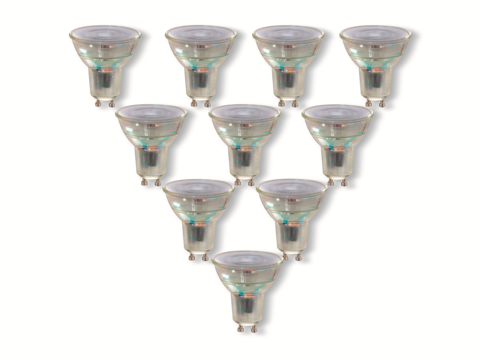 BLULAXA LED-Lampe 49243, GU10, EEK: F, 4 W, 345 lm, 2700 K, 10 Stück