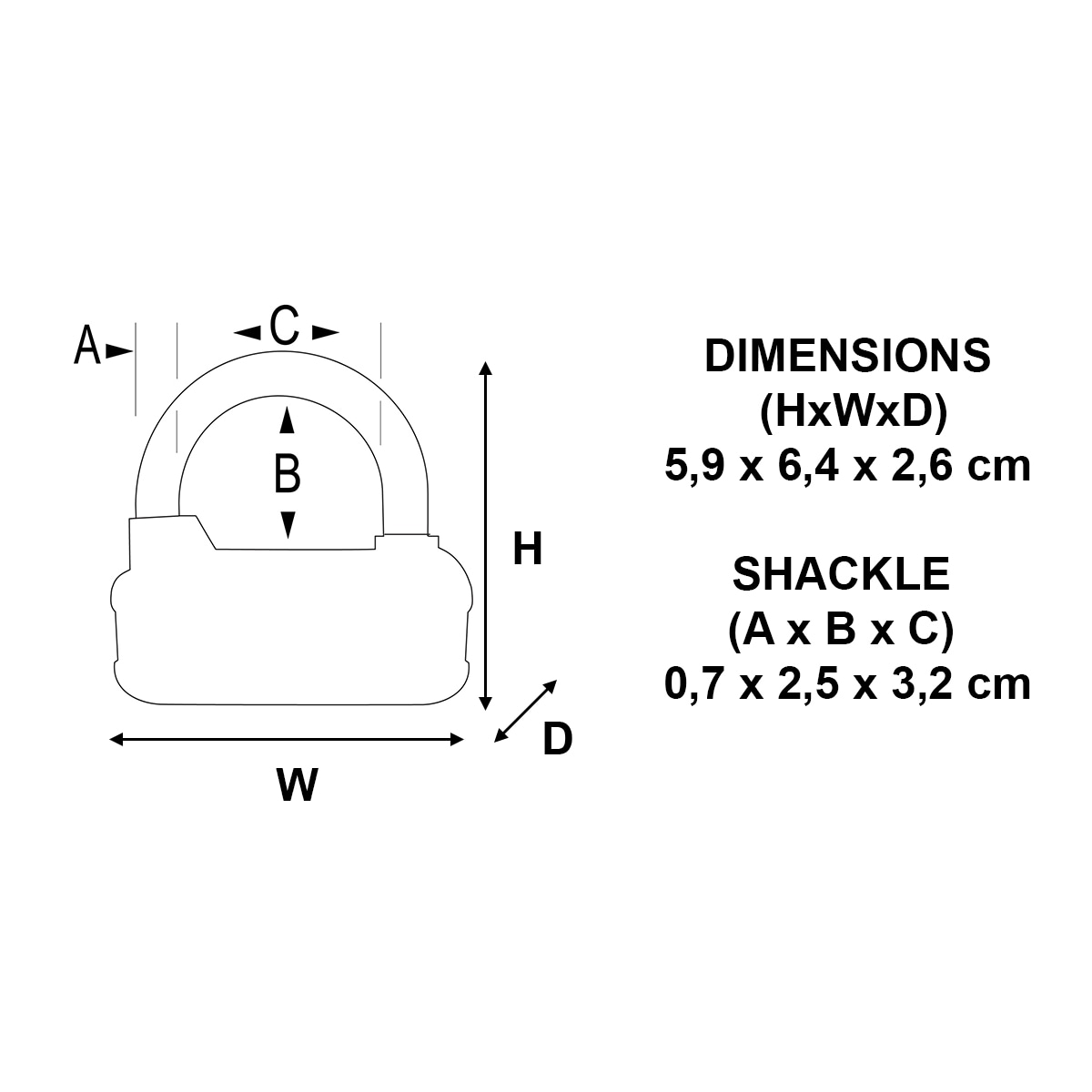 MASTERLOCK Vorhängeschloss 1520EURD, mit Zahlenschloss