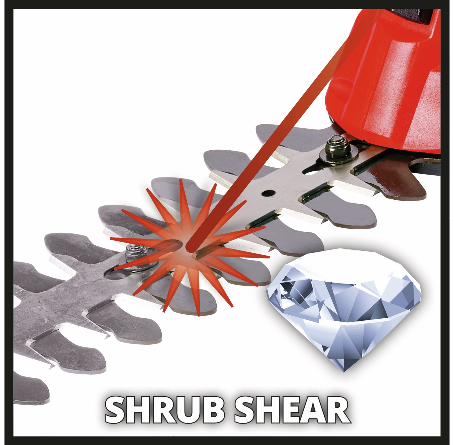 EINHELL Akku-Strauchschere GE-CG 18 Li + Starterset