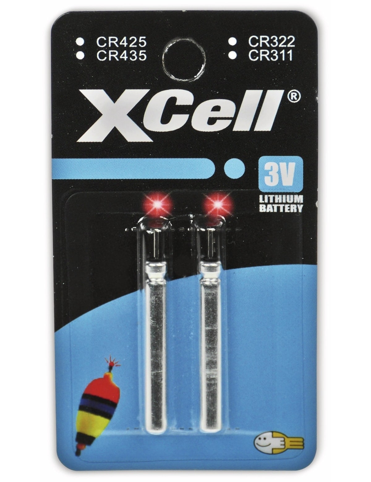 XCELL Lithiumstab CR435 electronics, 3 V-, 45 mAh, 2 Stück