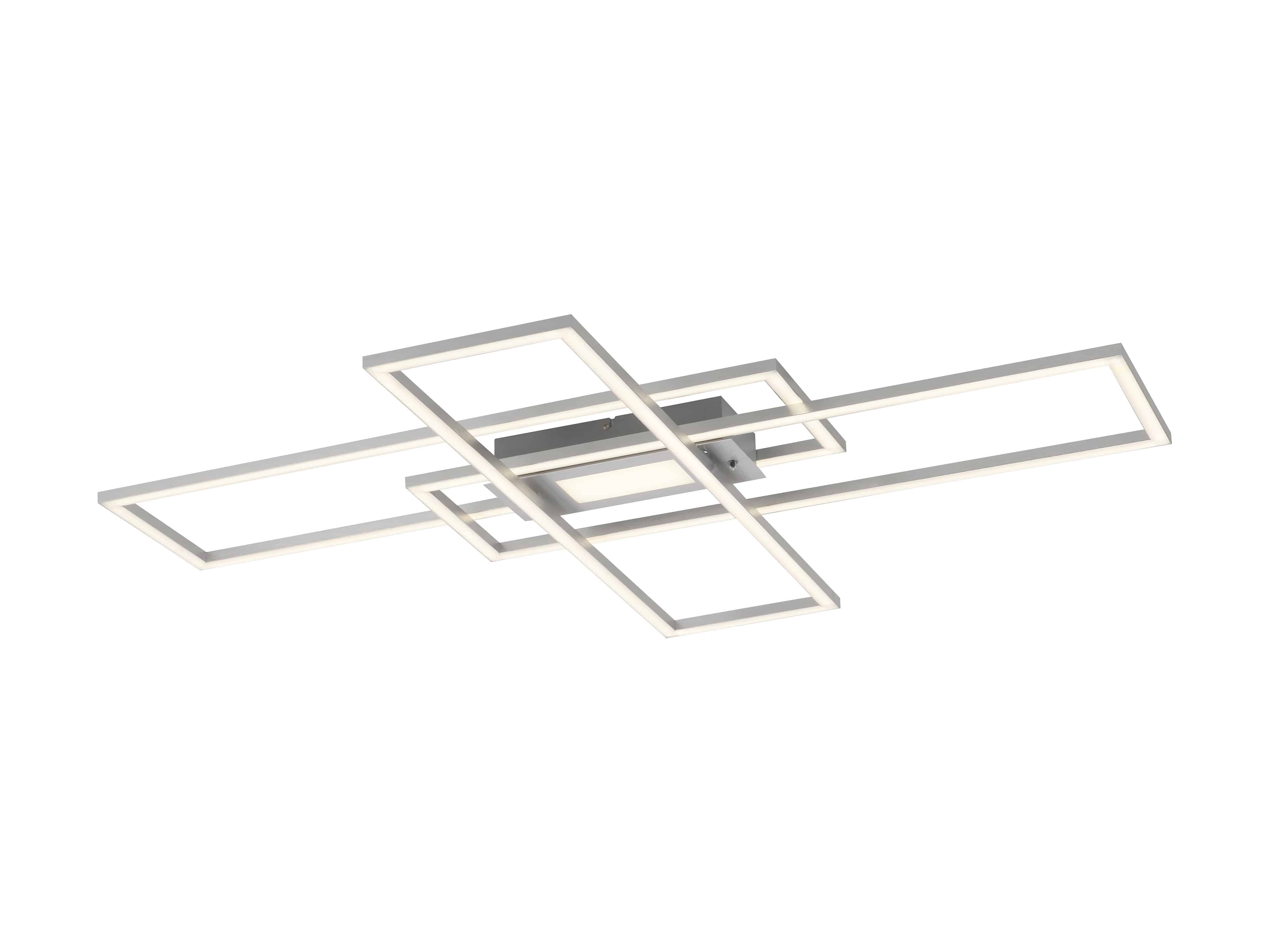JUST LIGHT LED-Deckenleuchte 14693-55, 45W, 5500lm, silber