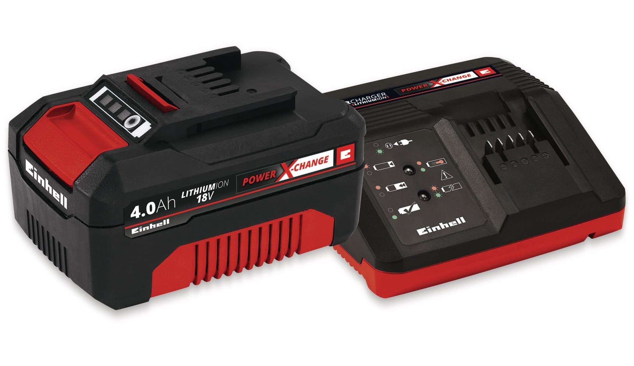 EINHELL Akku-Gartenpumpe Aquinna 36/38 F LED Automatic + 2x Starterset