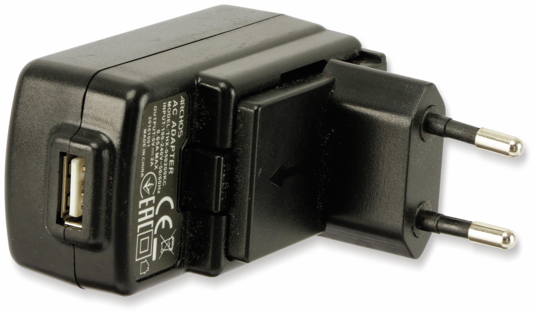 ARCHOS USB-Ladeadapter THX-050200KC, 5 V-/2 A