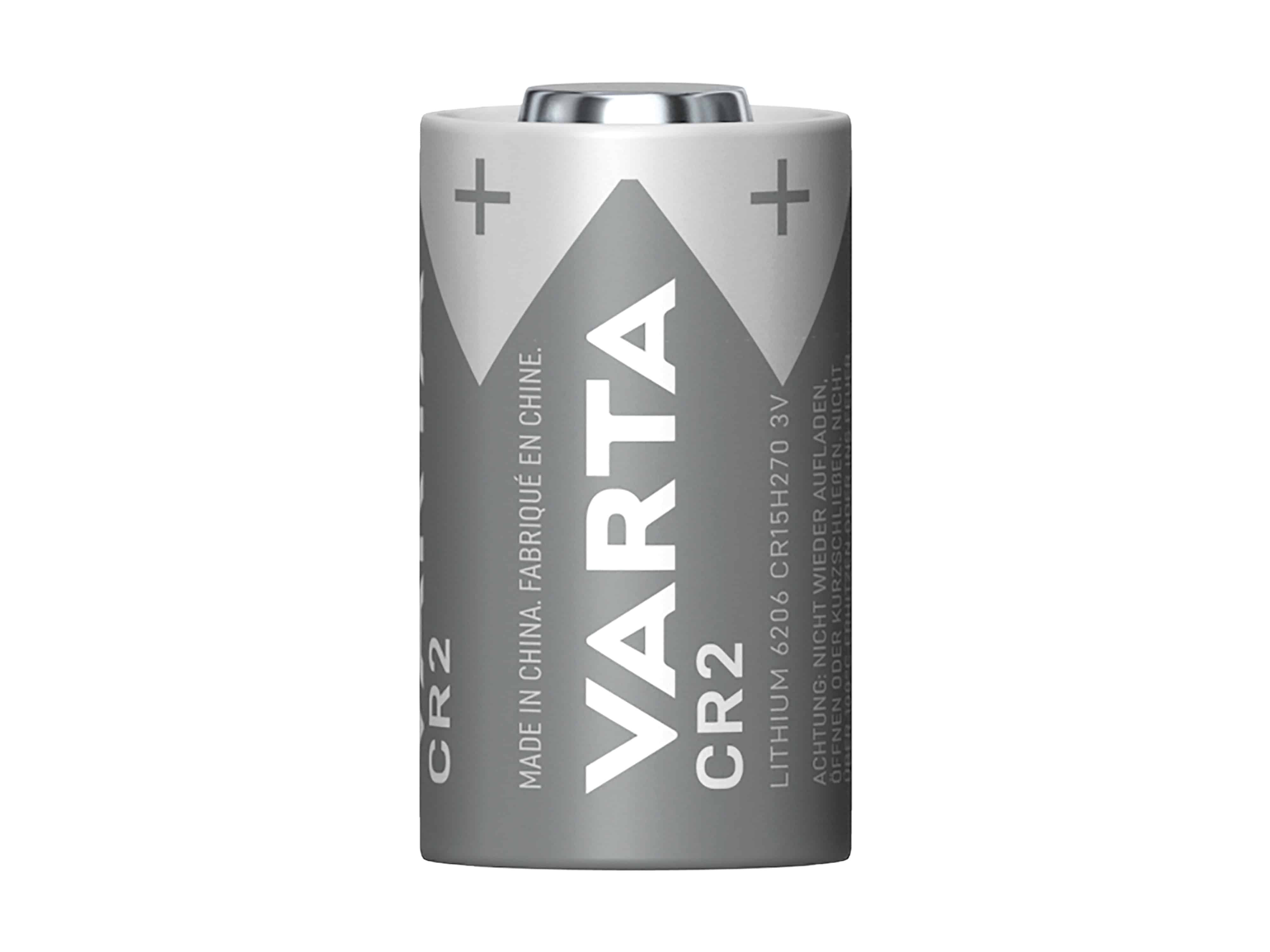 VARTA Lithium-Batterie, CR2, 3V, Photo, 2 Stück