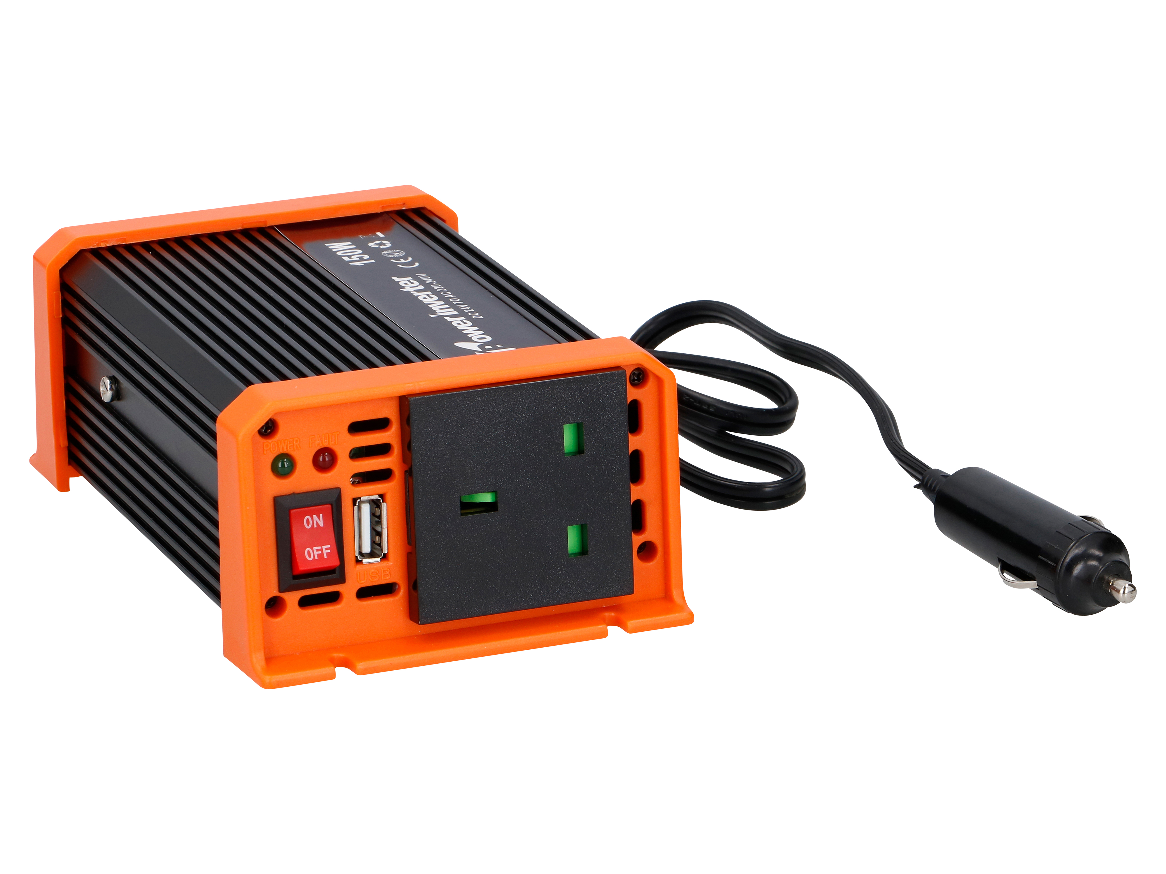 Wechselrichter, All-Ride, 24V/150W, englischer Stecker