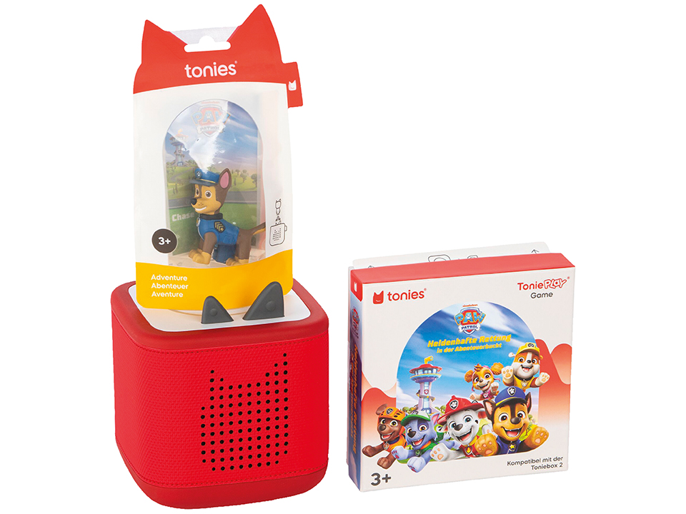 TONIES Toniebox 2 Starter-Set, Rot, ab 1 Jahr, Bluetooth