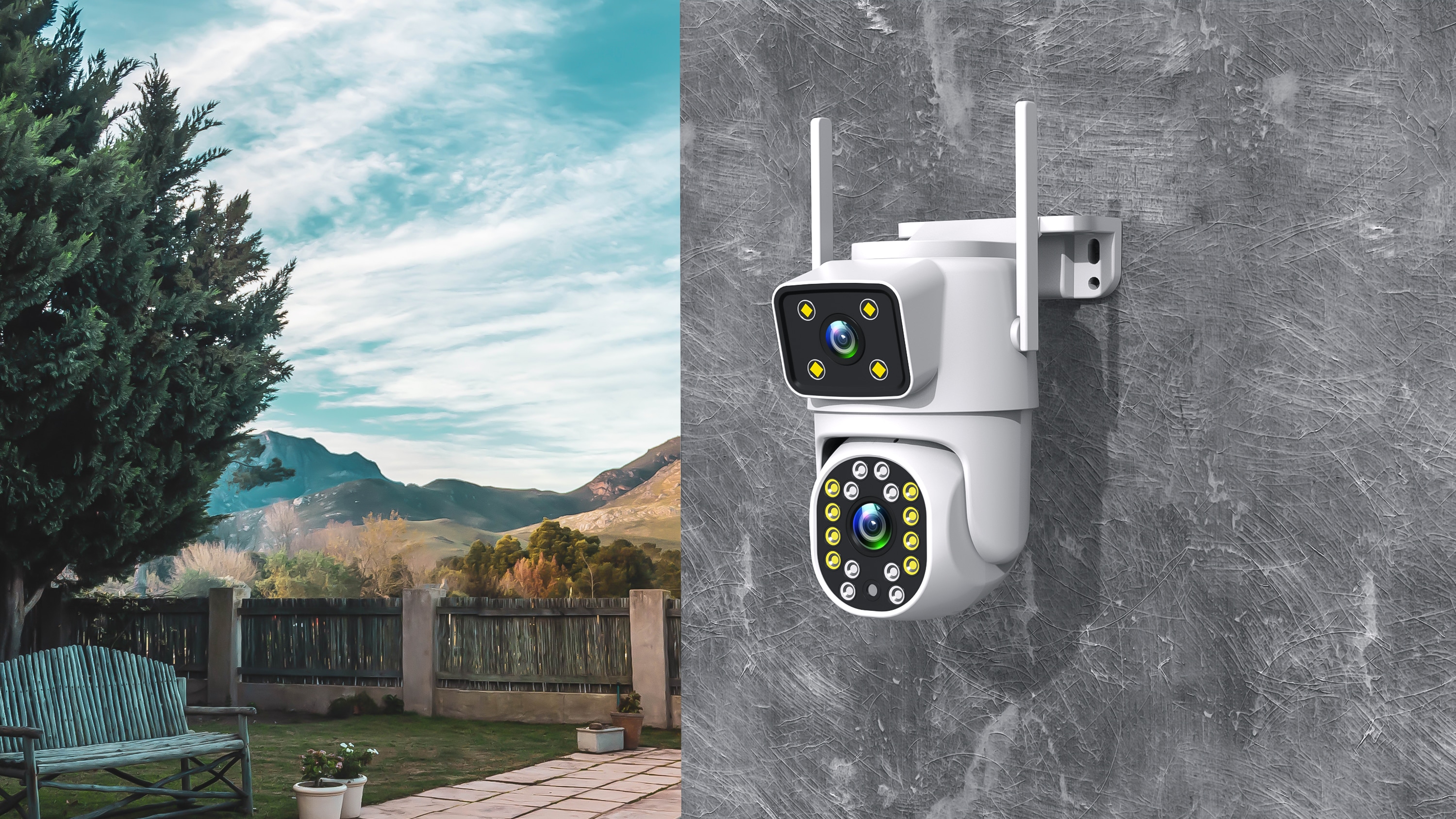 TECHNAXX Dual Kamera Outdoor TX-328