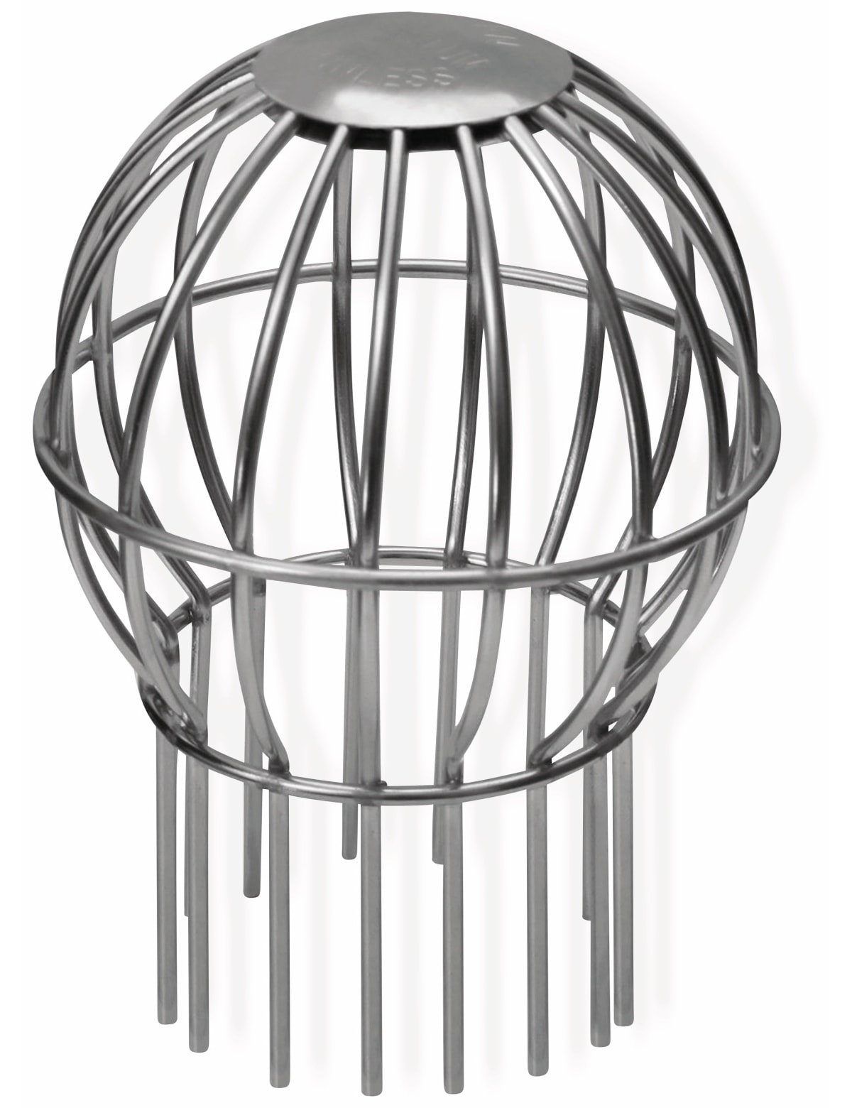 Laubfanggitter aus V4A Edelstahl für 100 mm Fallrohre Laubfanggitter aus V4A Edelstahl für 100 mm Fallrohre