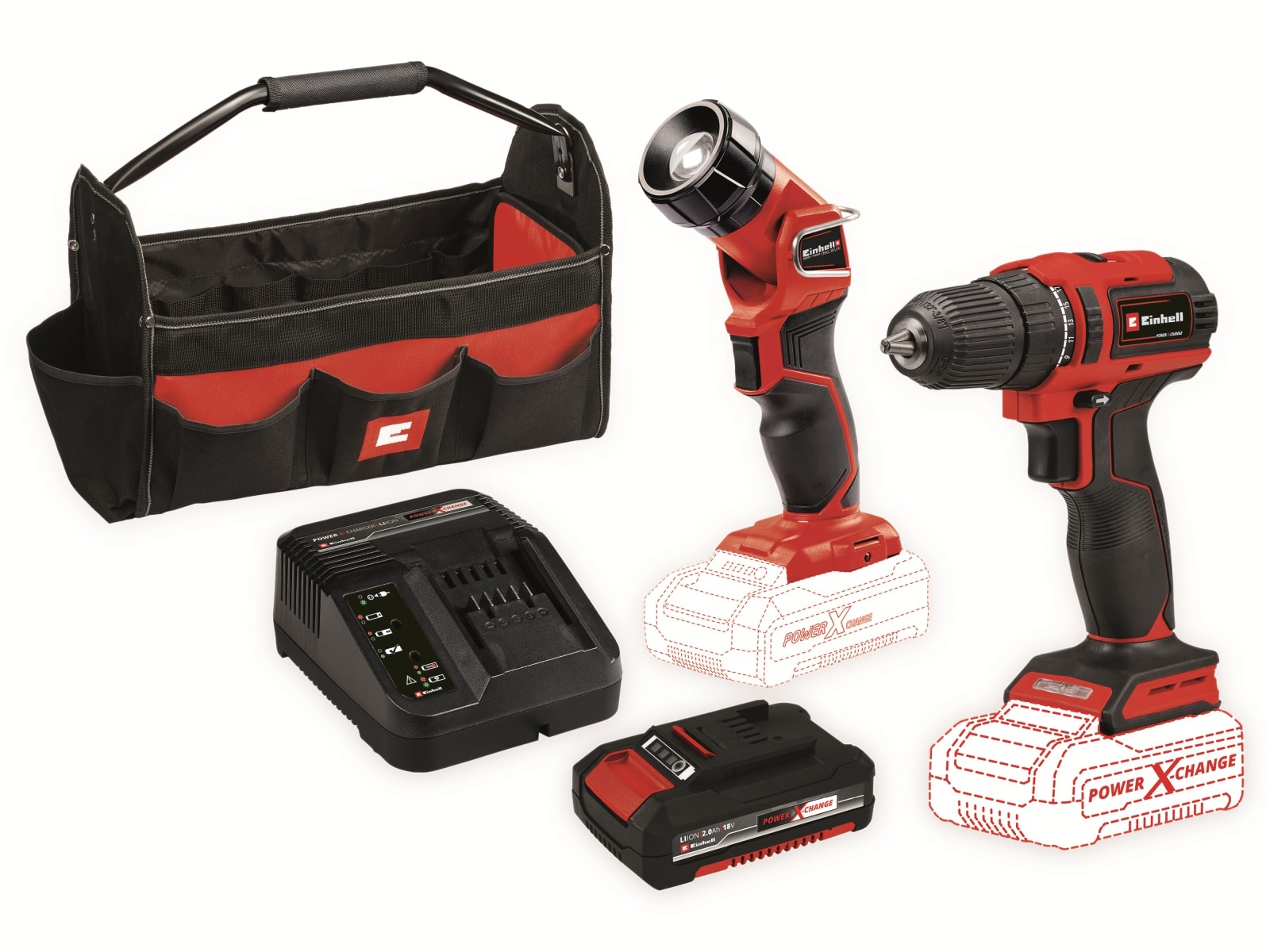 EINHELL Maschinen-Set 4326398, 4-teilig