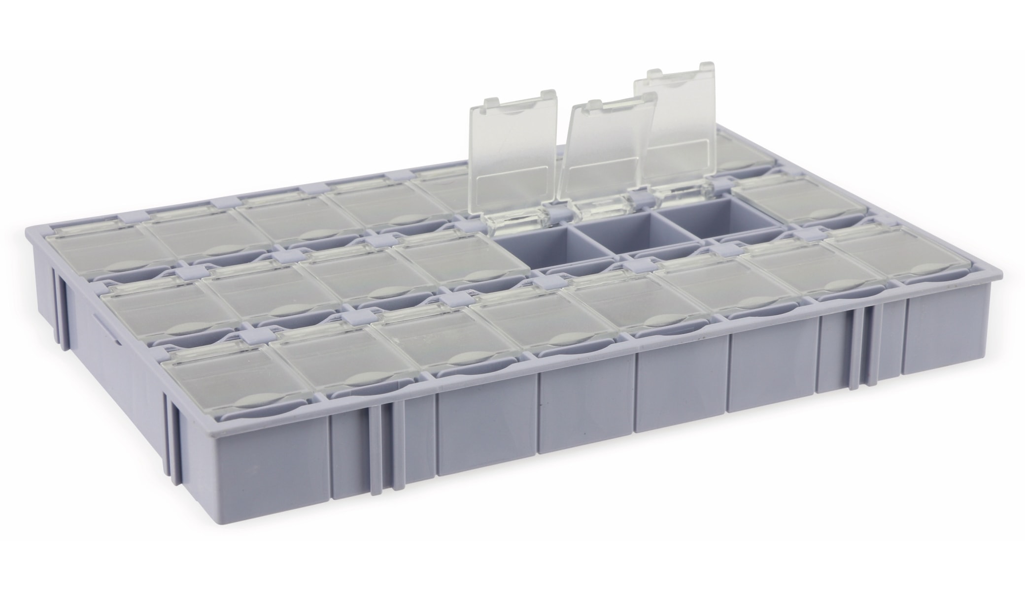 SMD-Systemcontainer T-156, 24-fach, grau