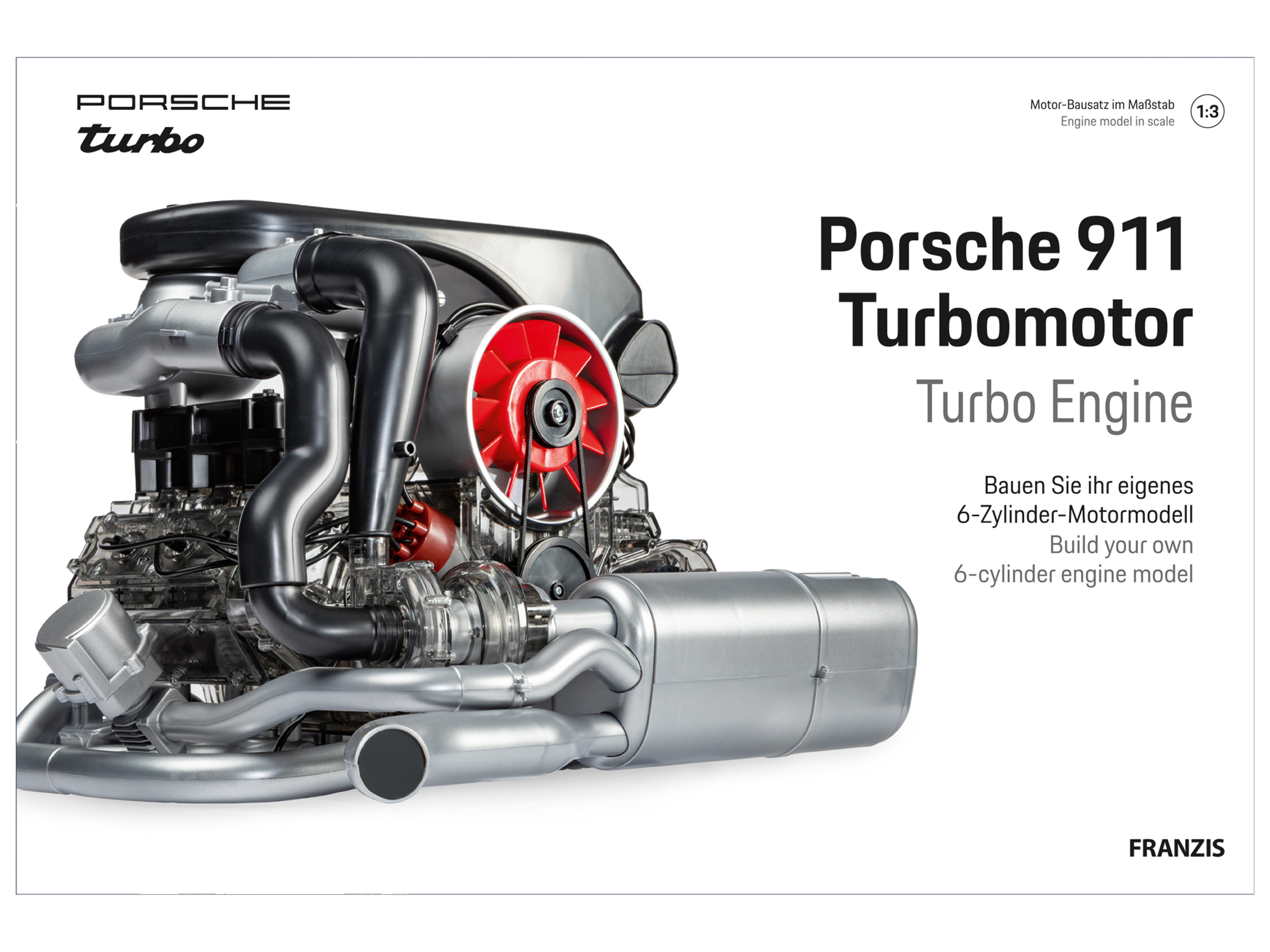 FRANZIS Porsche 911 Turbo Motorbausatz