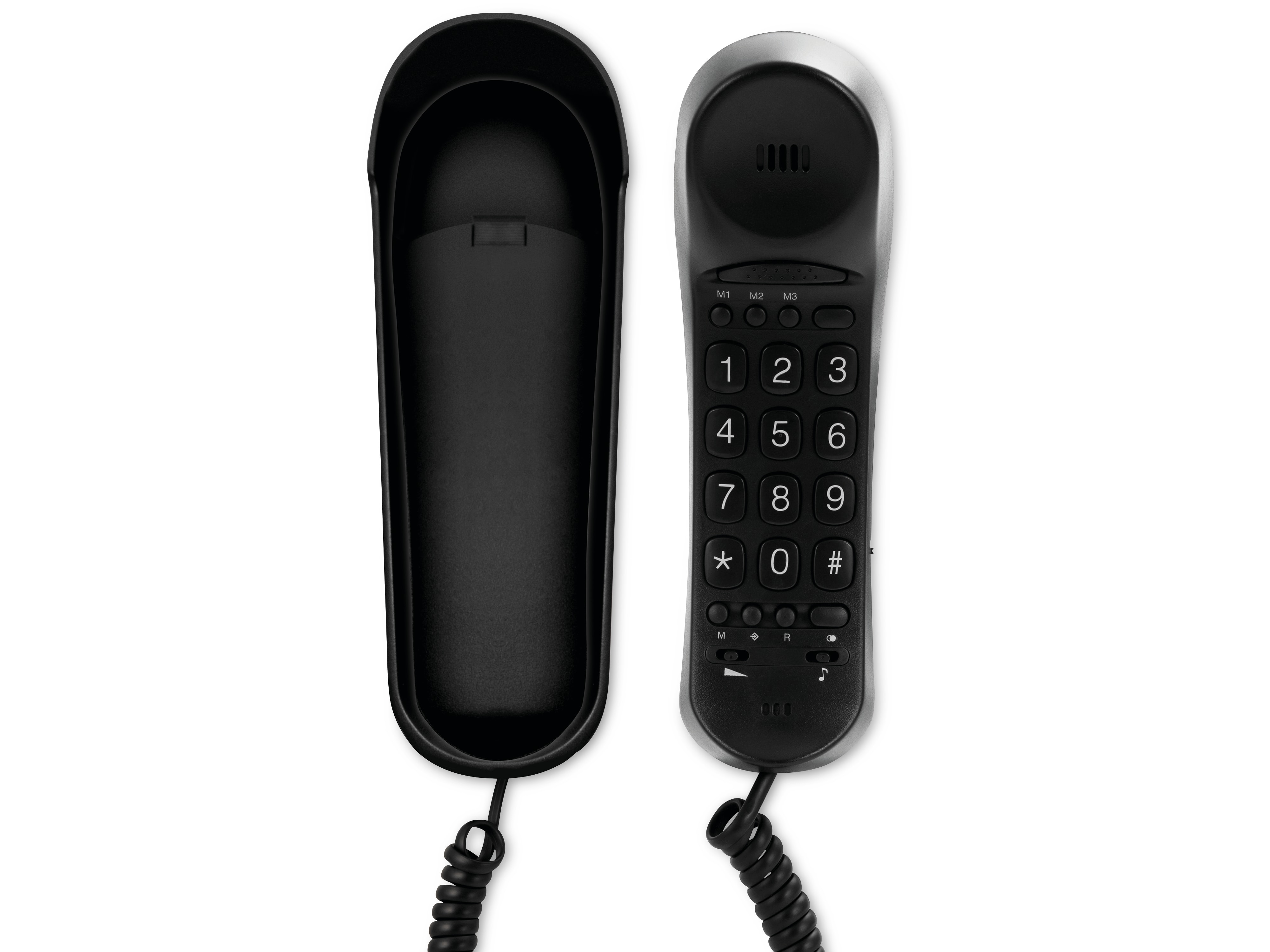 FYSIC Telefon FX-2800, mit Tonverstärker, schwarz