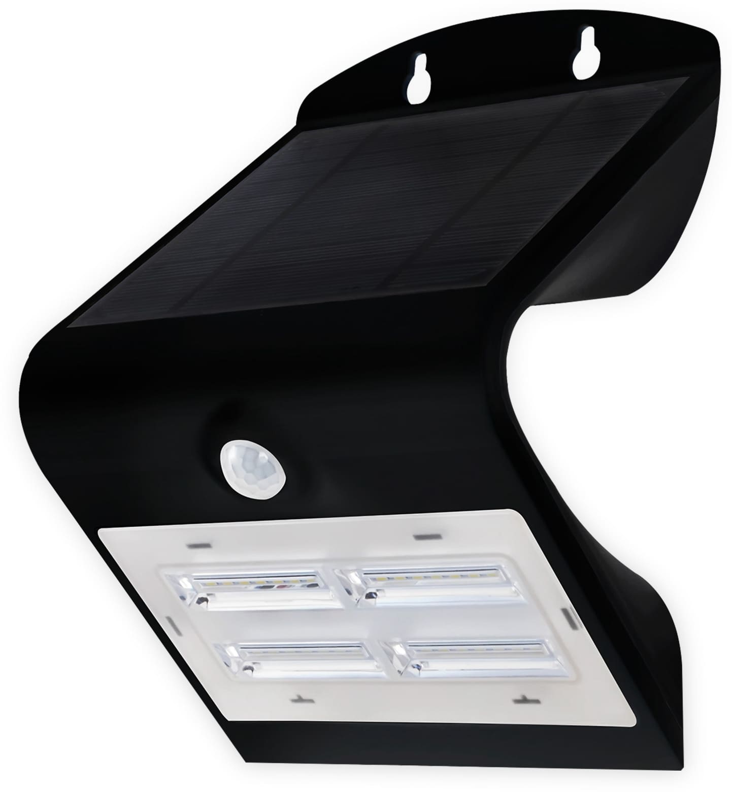 BLULAXA Solar-LED Wandleuchte 48636 mit Sensor, 3,2 W, schwarz
