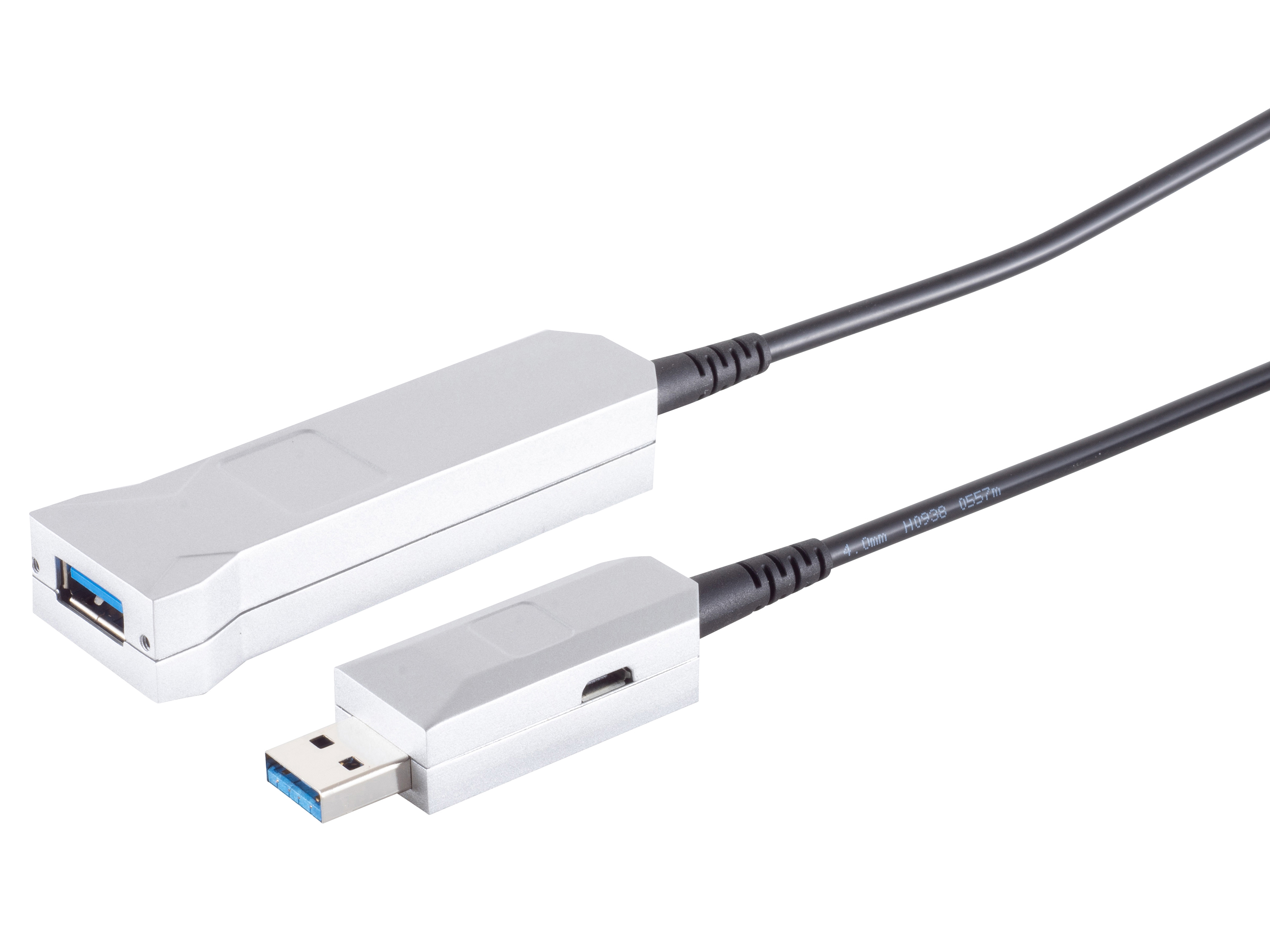 S-IMPULS Optische USB-A Verlängerung 3.0 5Gbps 10m