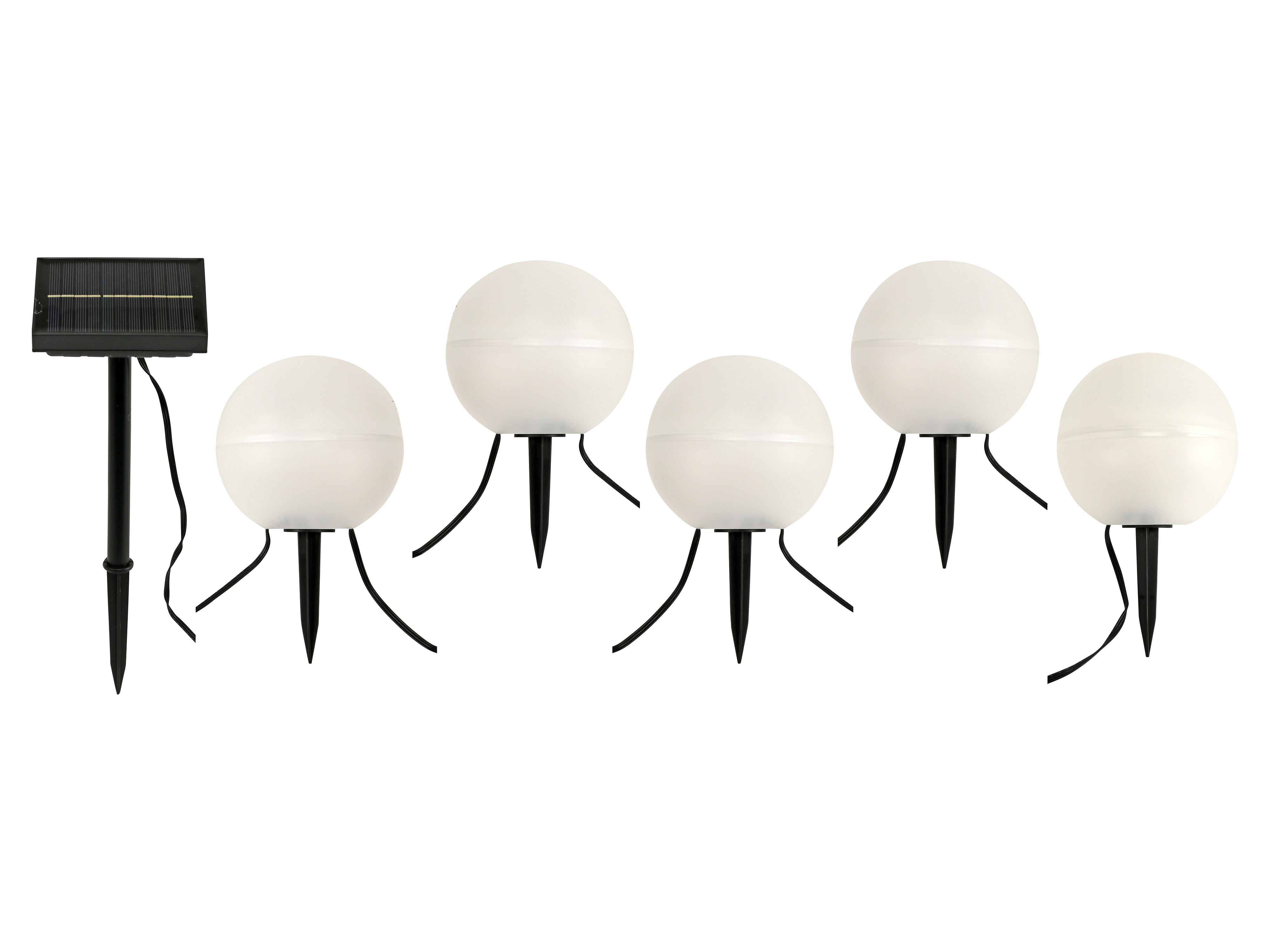 Solar LED-Gartenleuchten, RGB, IP44, 7,75 m Solar LED-Gartenleuchten, RGB, IP44, 7,75 m