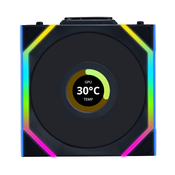 LIAN LI Lüfter Uni Fan SL Wireless LCD 120mm schwarz LIAN LI Lüfter Uni Fan SL Wireless LCD 120mm schwarz