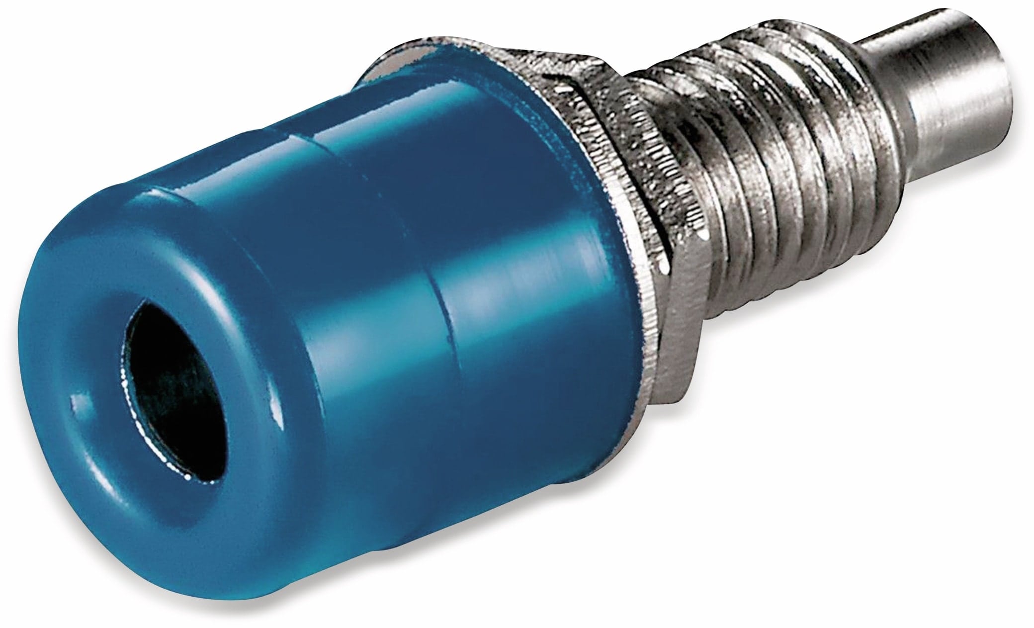 GOOBAY Telefonbuchsen 4 mm, blau, 10 Stück GOOBAY Telefonbuchsen 4 mm, blau, 10 Stück