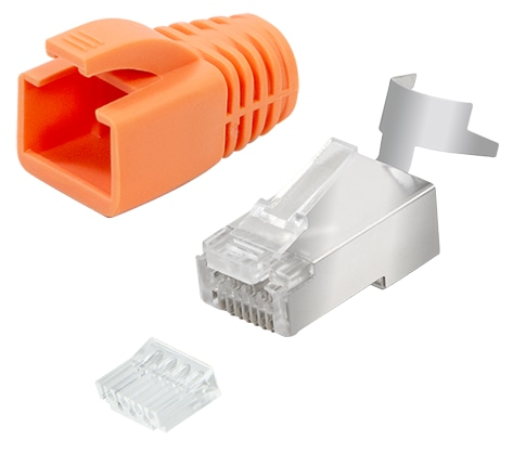 LOGILINK CAT.6A RJ45 Modular Stecker f. Cat.6A & Cat.7 Verlegekabel 10er Pack LOGILINK CAT.6A RJ45 Modular Stecker f. Cat.6A & Cat.7 Verlegekabel 10er Pack