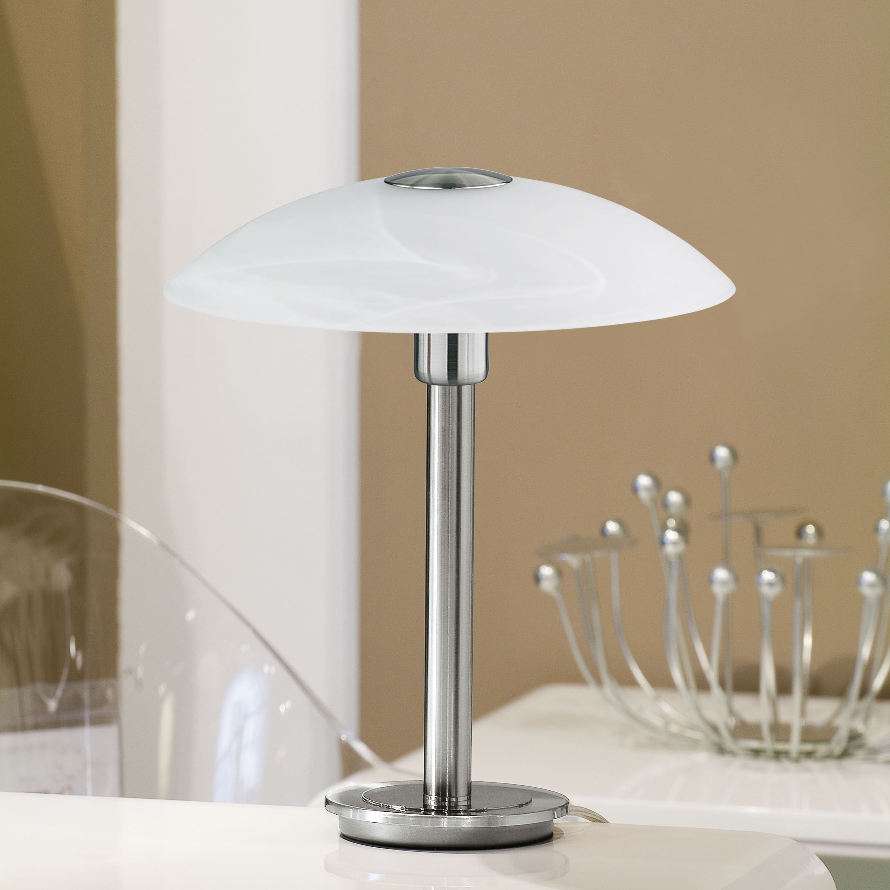 PAUL NEUHAUS LED-Tischleuchte 4026-55 stahl, G9, 2,6 W, 265 lm, 3000 K