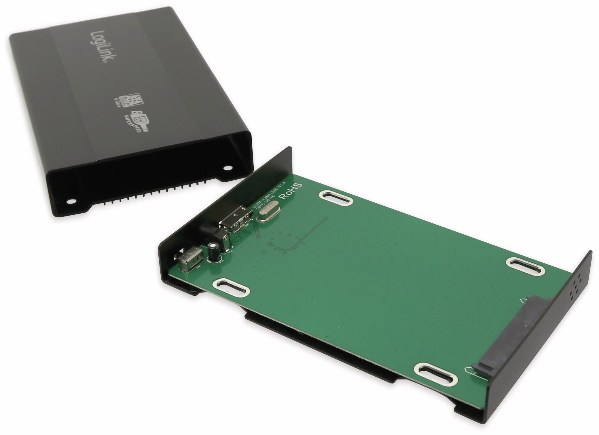 LOGILINK Festplatten-Gehäuse, 6,35 cm (2,5"), USB 3.0/SATA, schwarz LOGILINK Festplatten-Gehäuse, 6,35 cm (2,5"), USB 3.0/SATA, schwarz