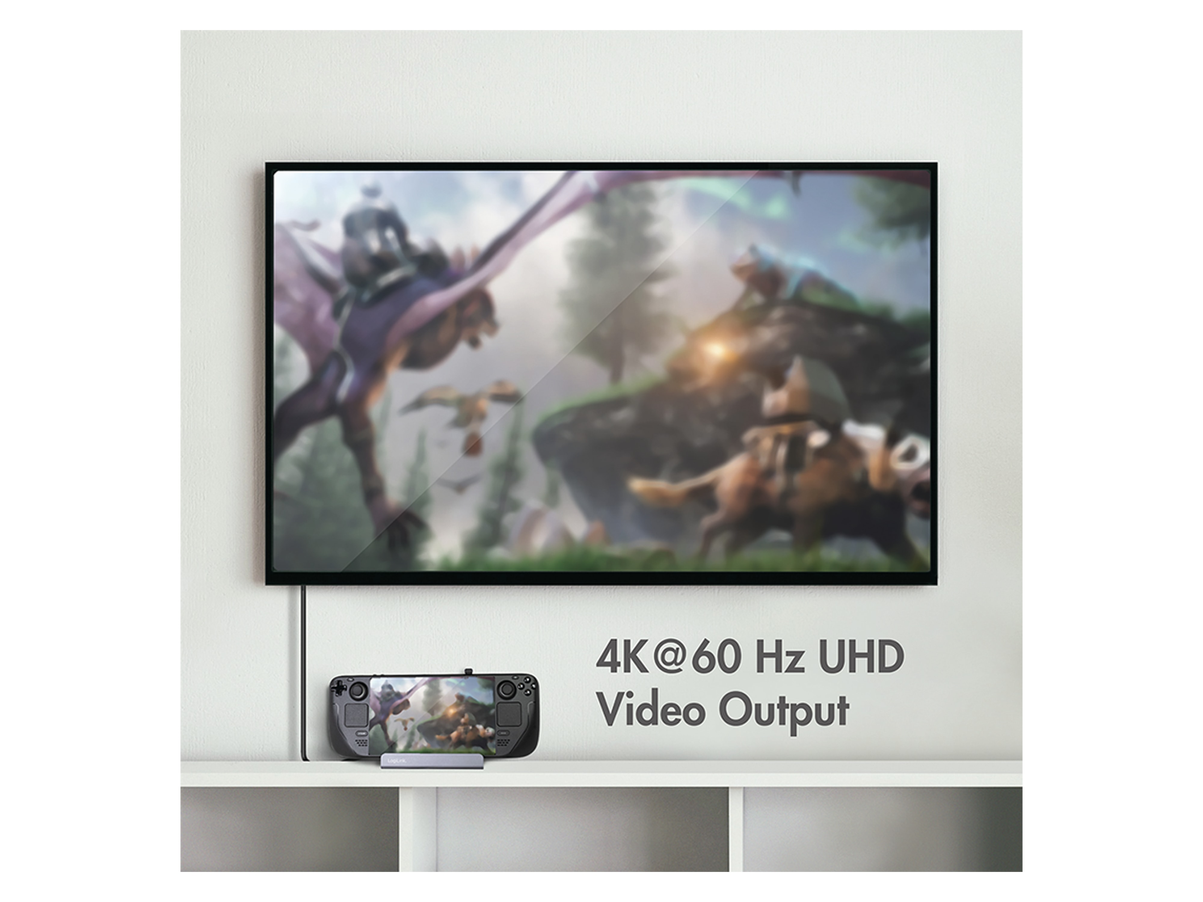 LOGILINK USB 3.2 Dockingstation UA0408, Gen1, 6-Port, USB-C PD, Aluminium-Silber